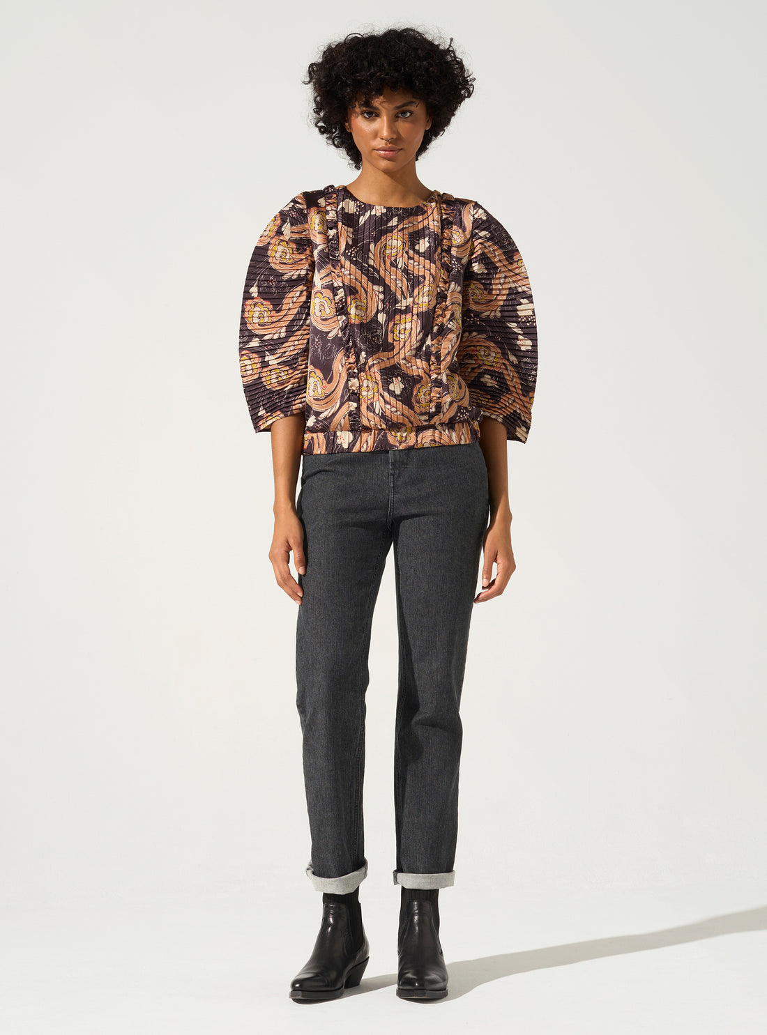 Blouse À Manches Ballons