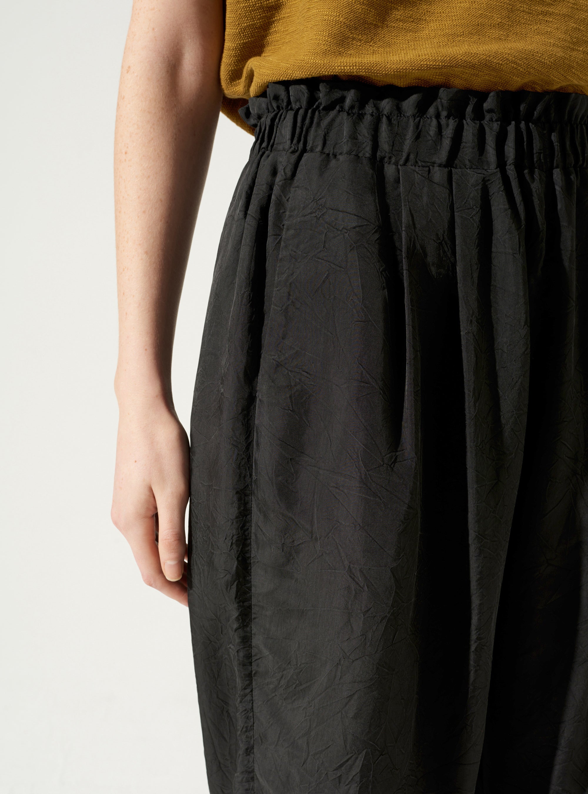 Ruched harem pants