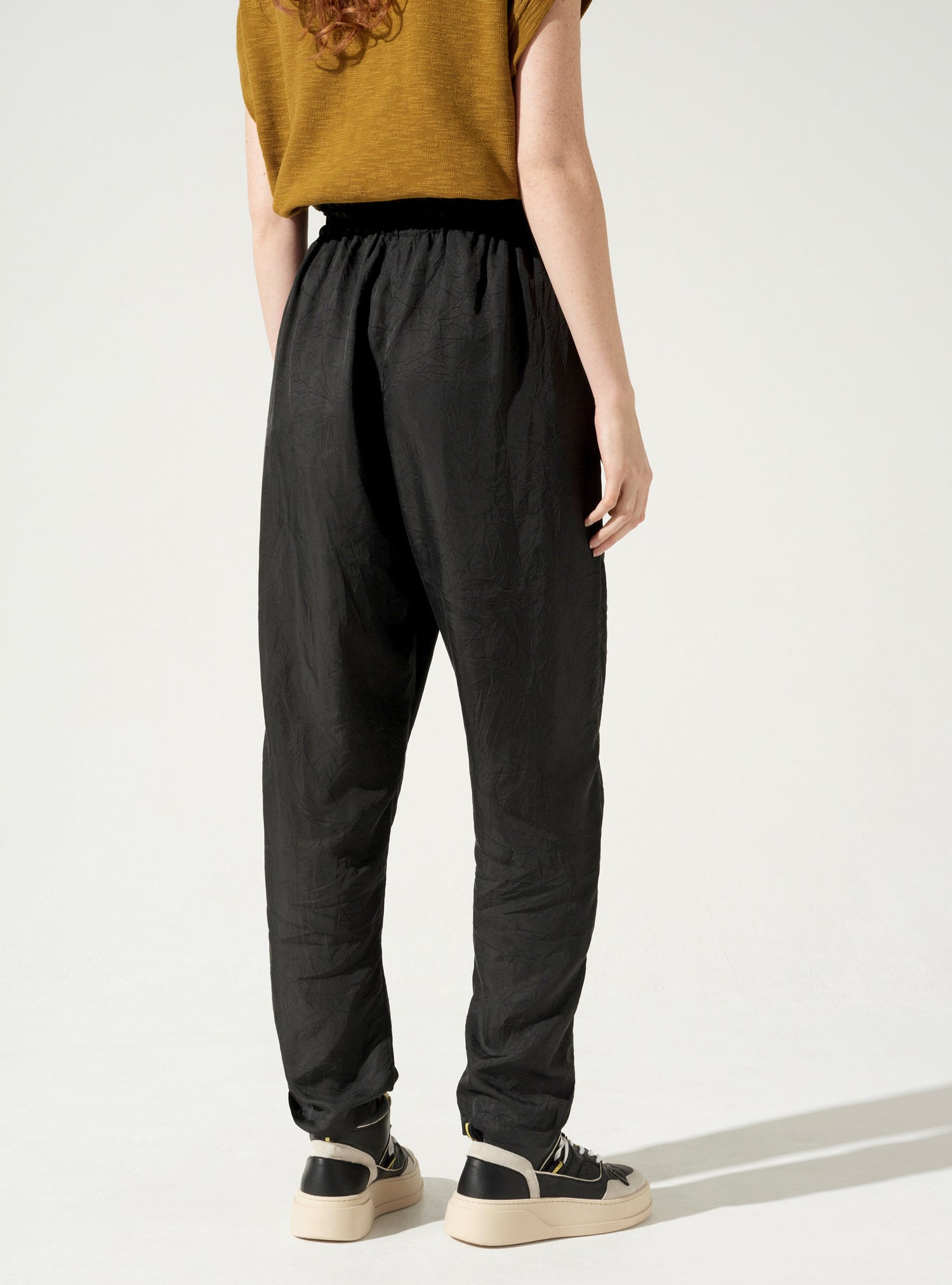 Ruched harem pants