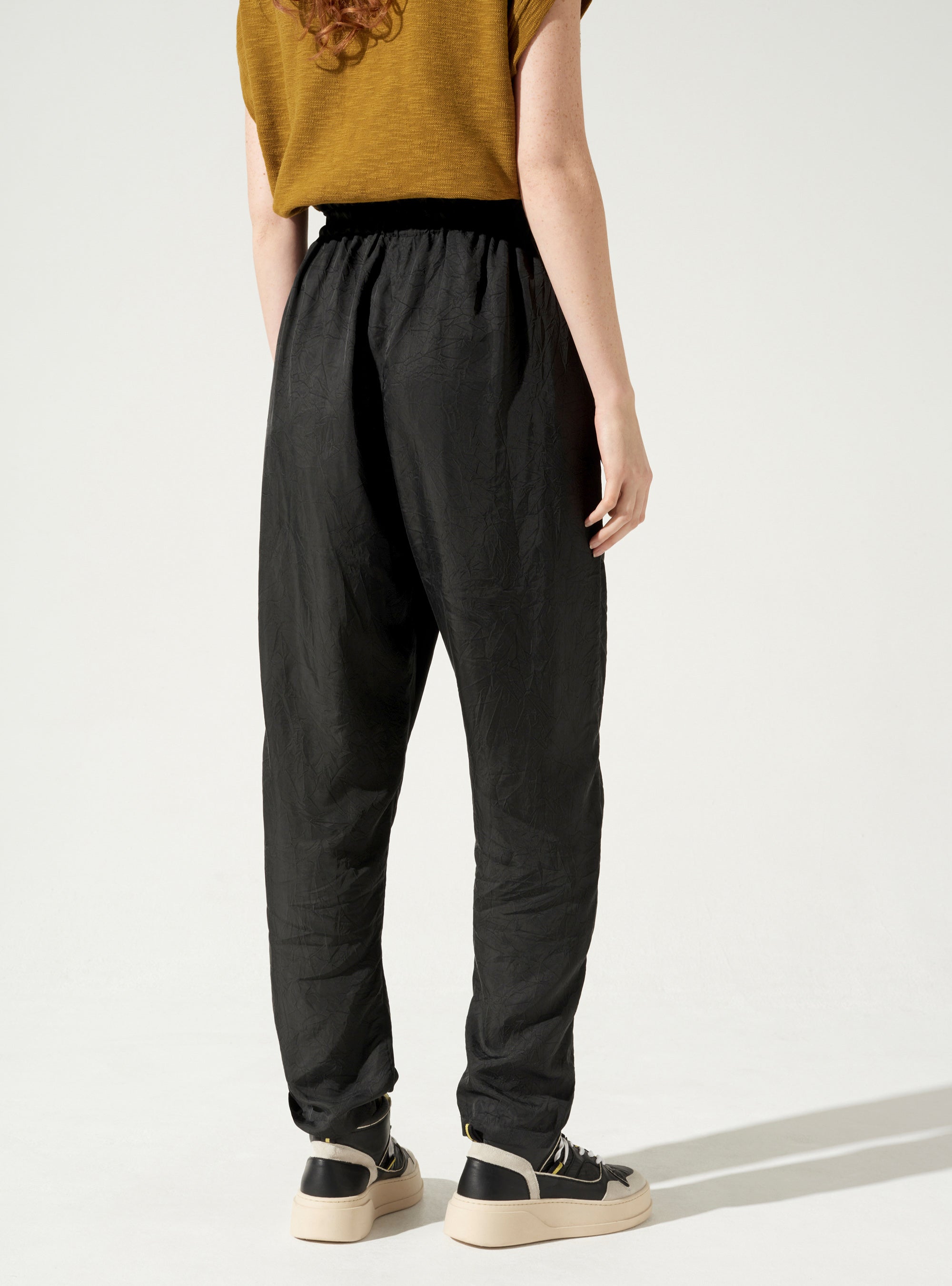 Ruched harem pants