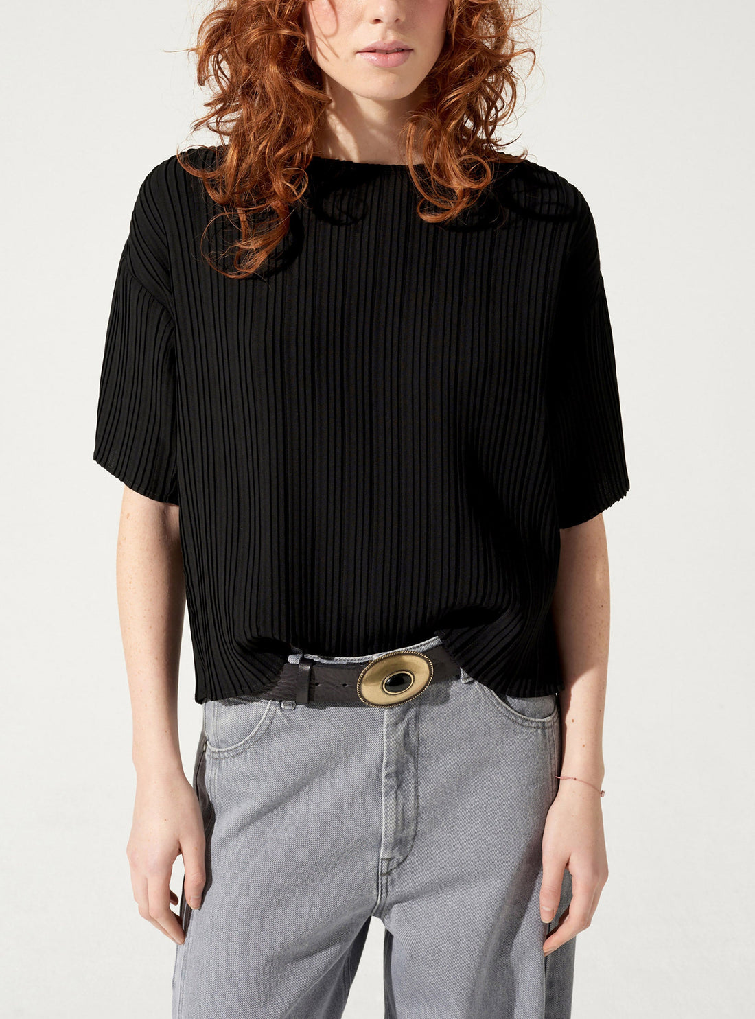 Blouse plissée