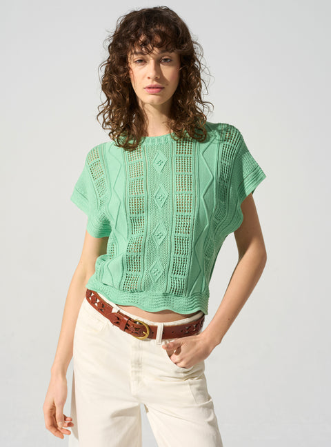 Pull manches courtes