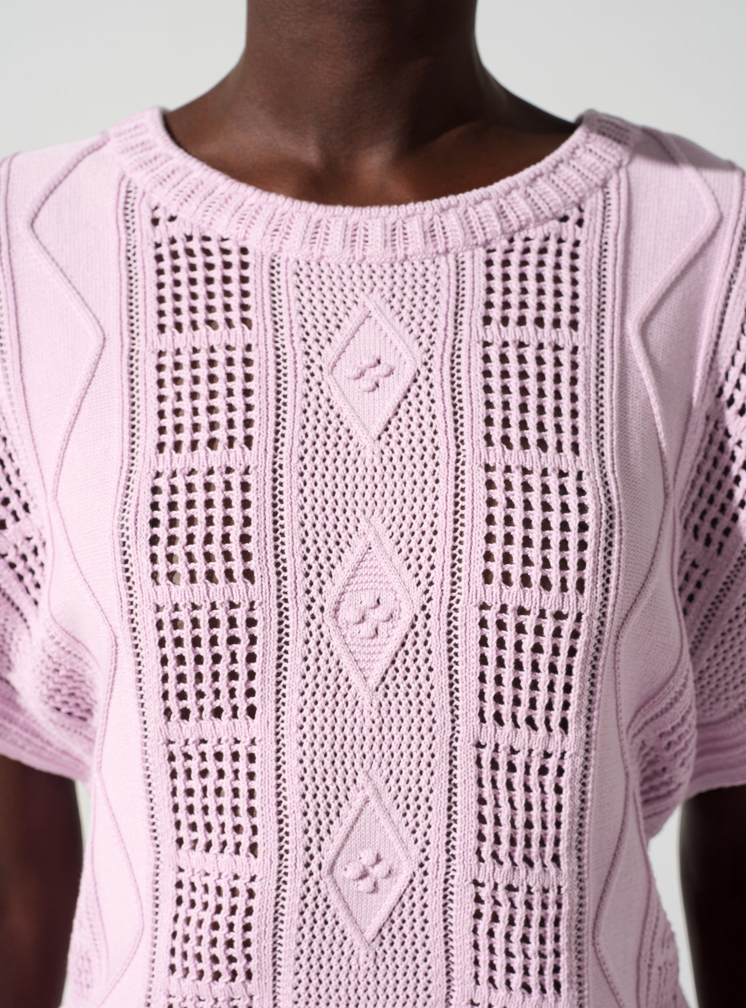 Short sleeve sweater