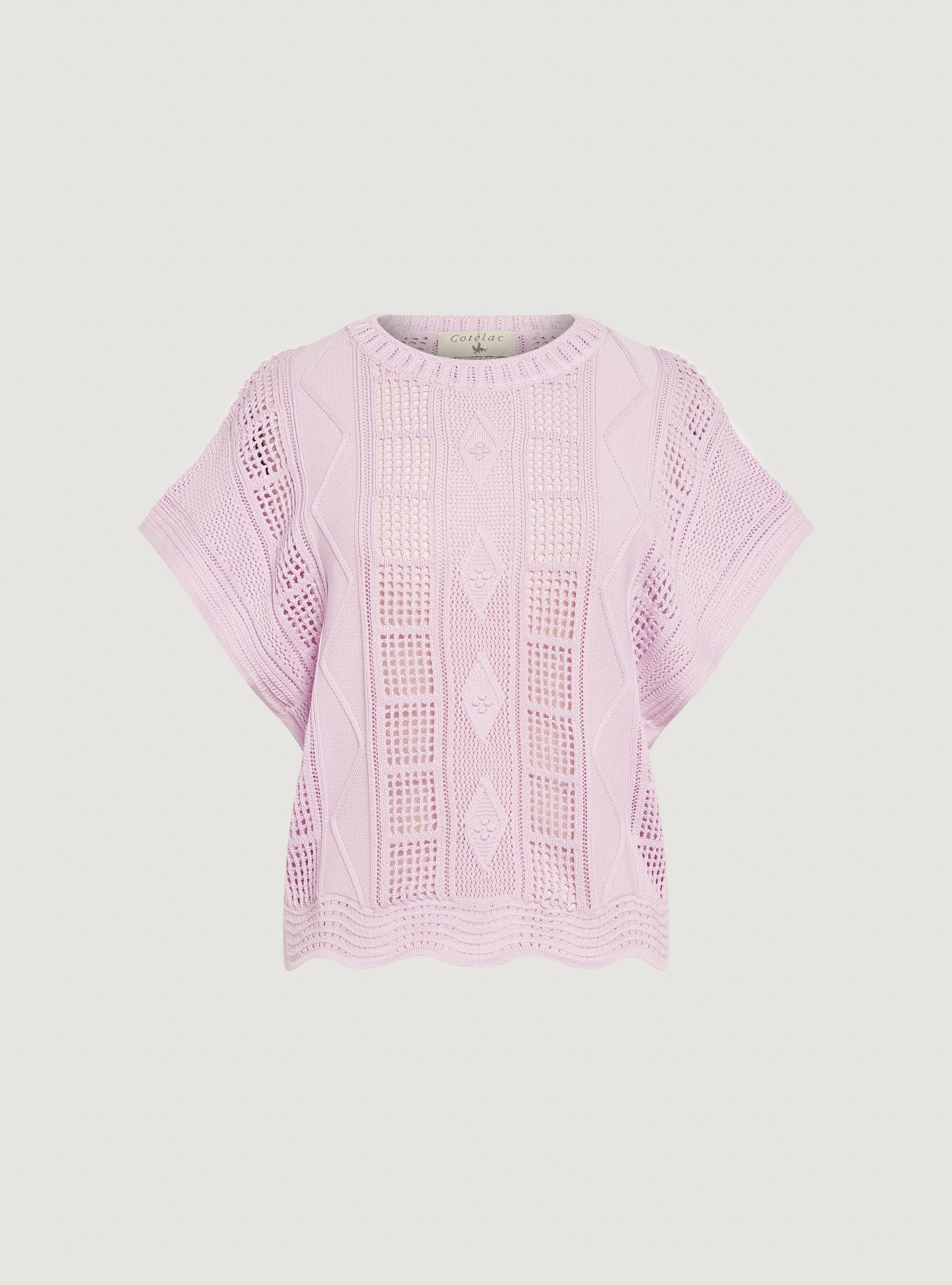 Short sleeve sweater