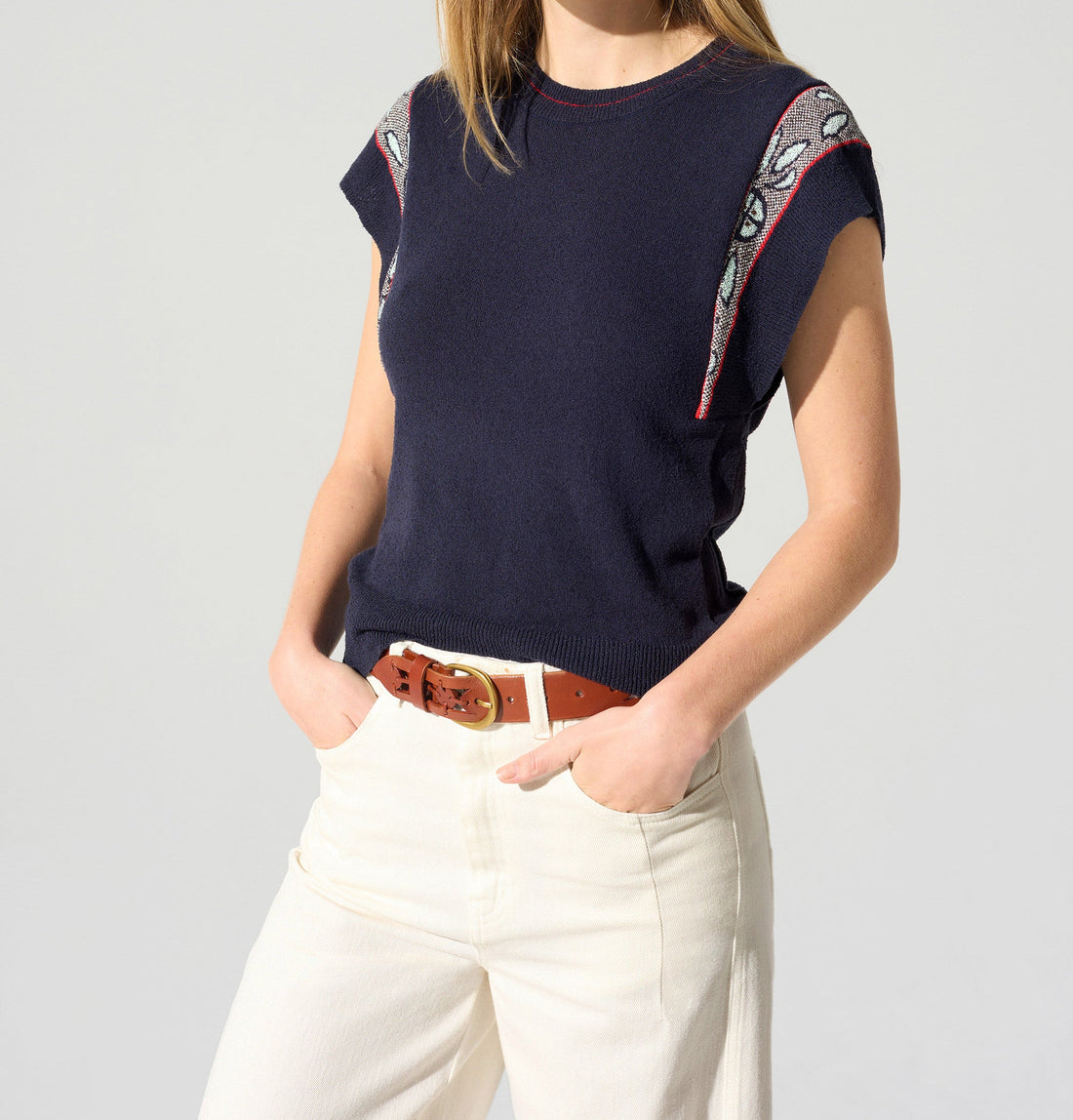 Pull manches courtes Cotélac 