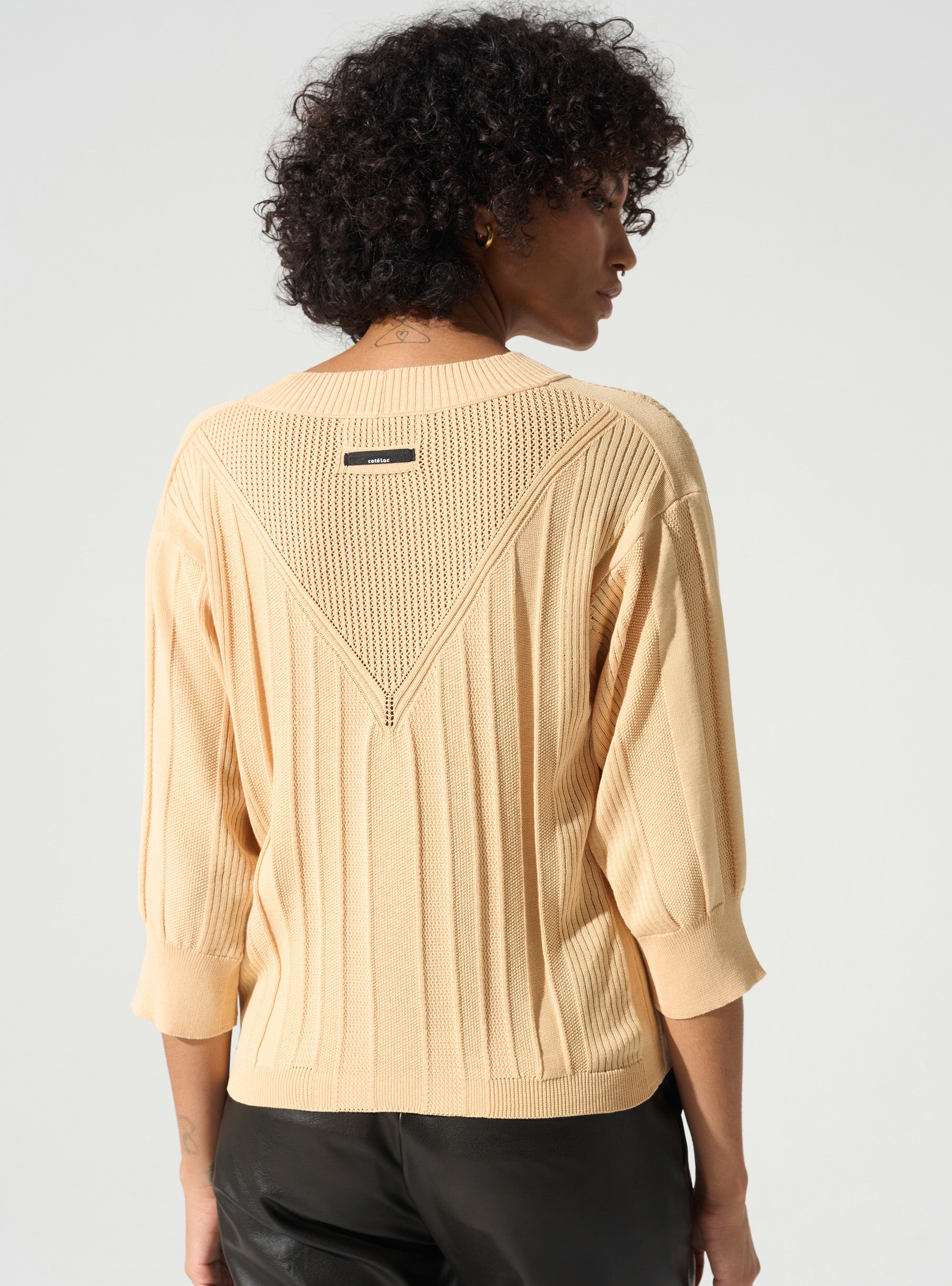 3/4 sleeve sweater