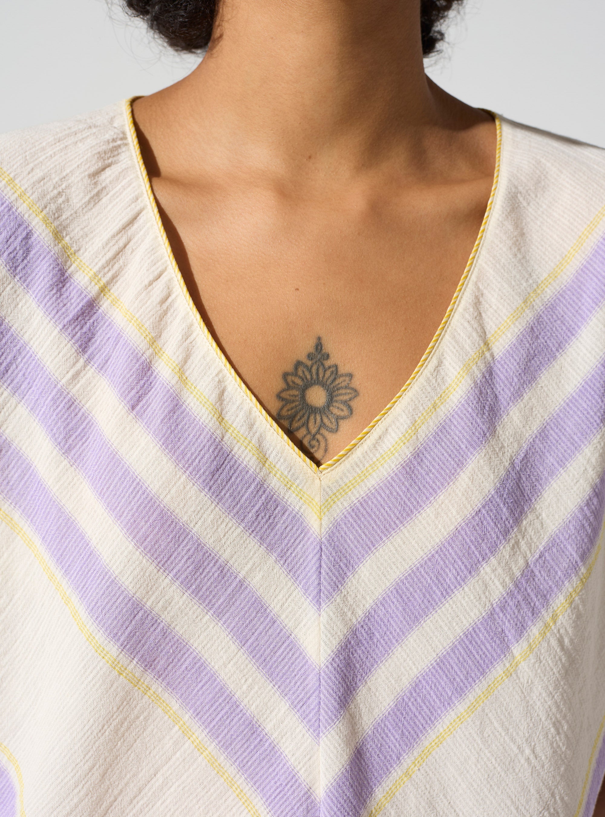 Blouse encolure V Cotélac 
