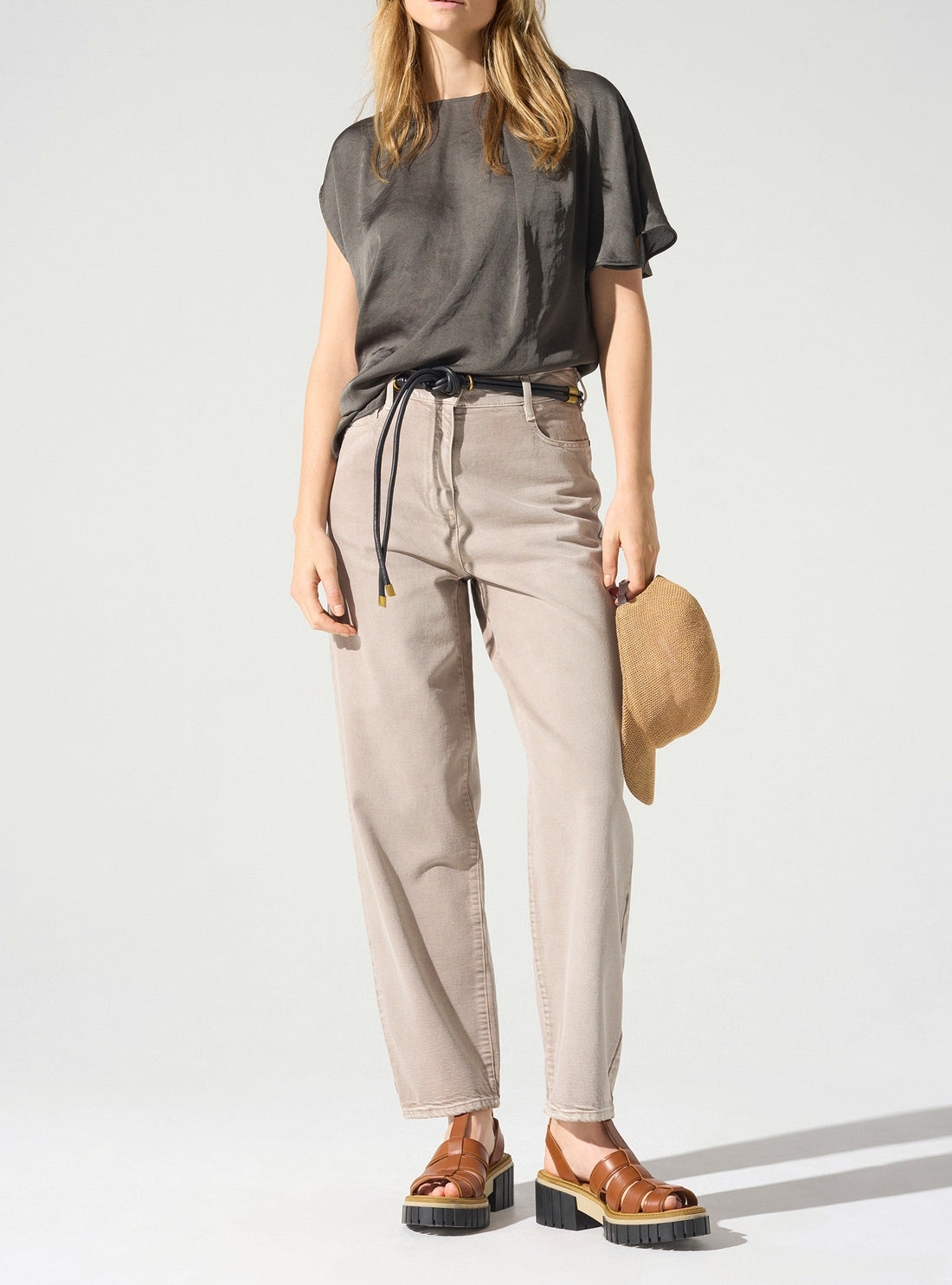 Blouse asymétrique encolure bateau Cotélac 