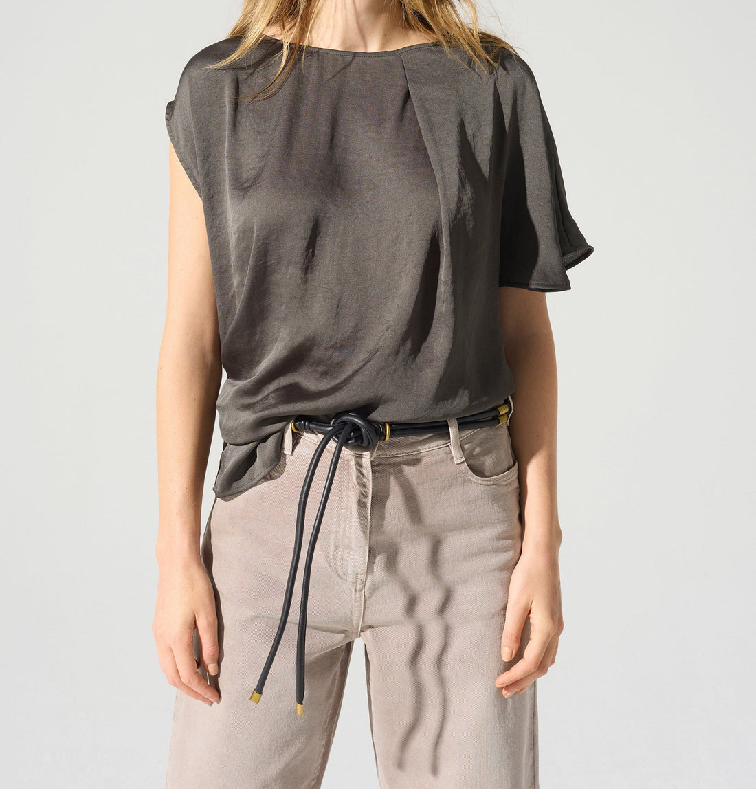 Blouse asymétrique encolure bateau Cotélac 