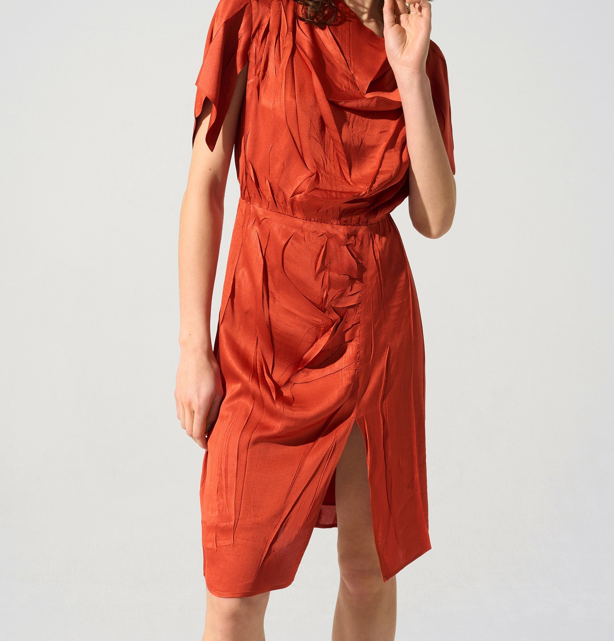 Robe manches fendues Cotélac 