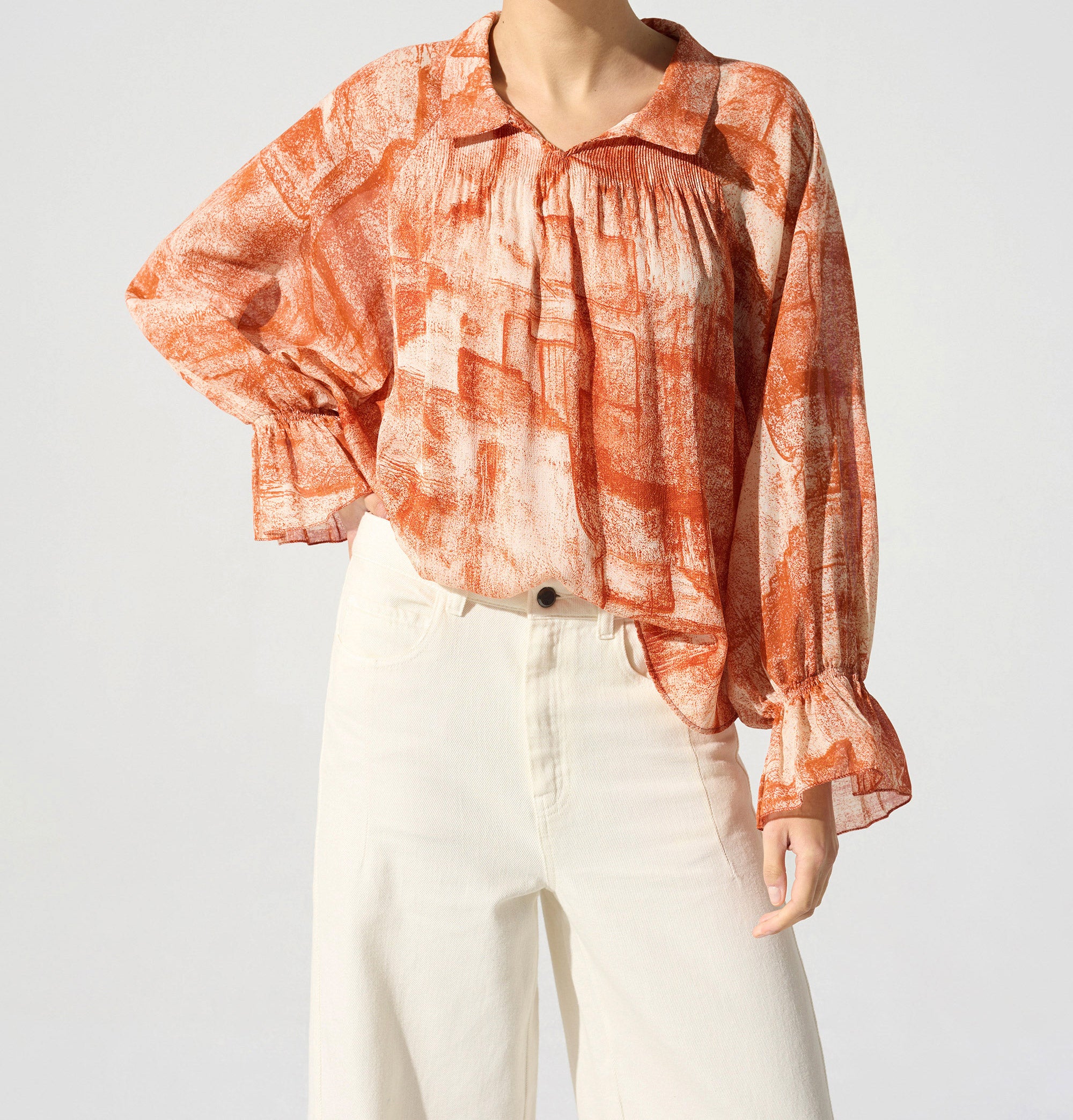 Blouse manches longues