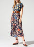 Robe longue smockée à la taille Cotélac 