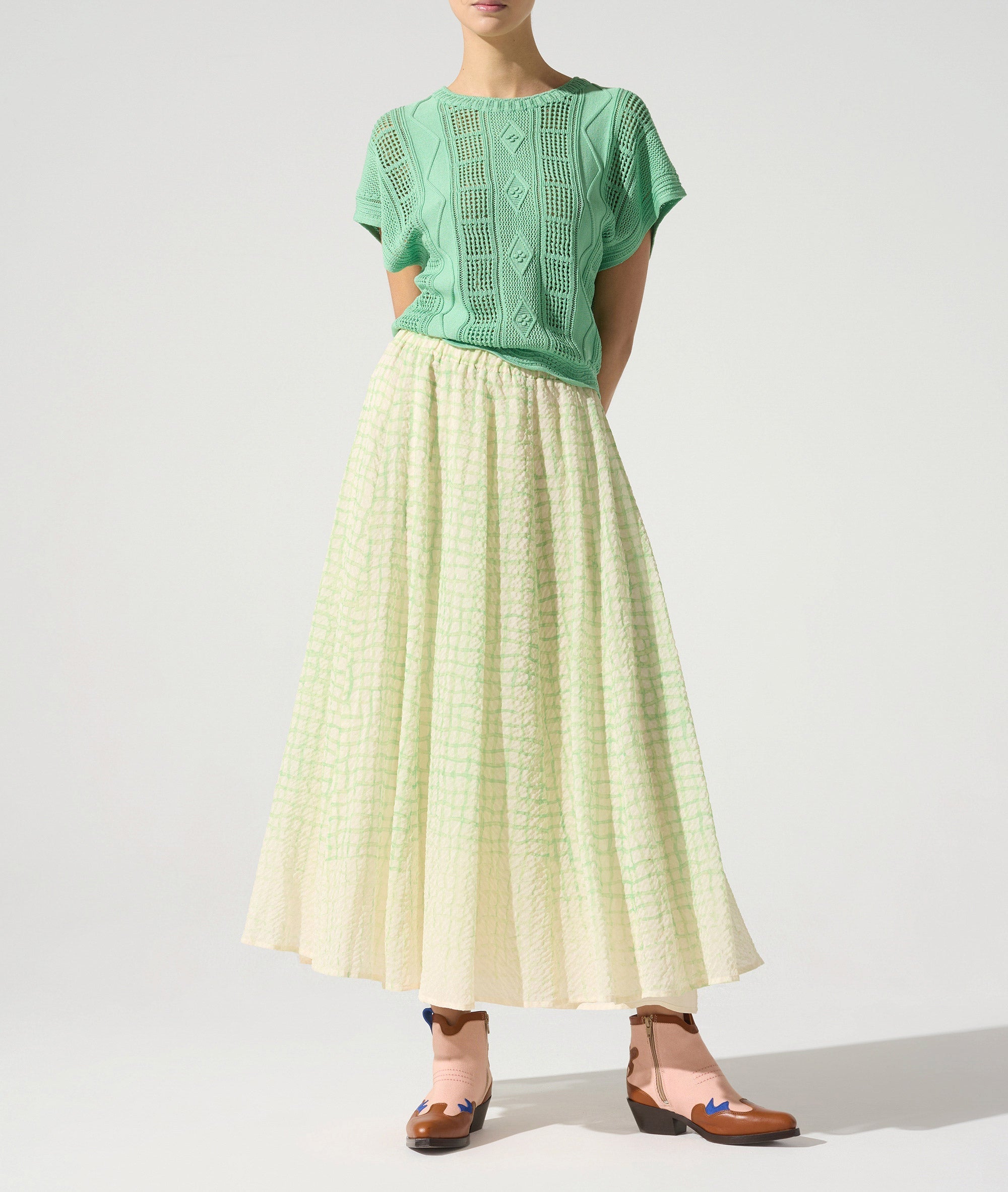 Jupe longue évasée Cotélac 