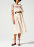 Robe manches courtes esprit papillons Cotélac 