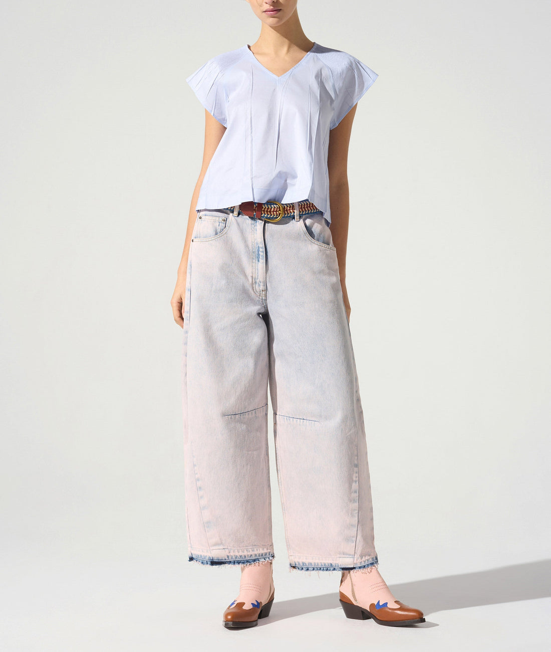 Blouse plissée cristal Cotélac 