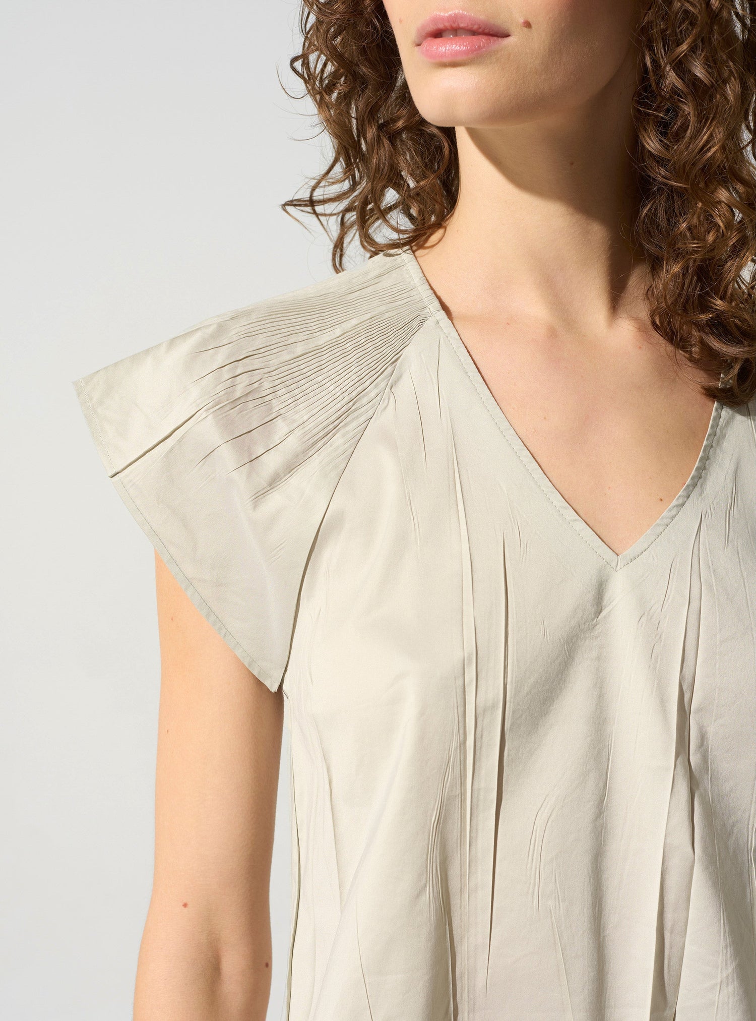 Blouse plissée cristal Cotélac 