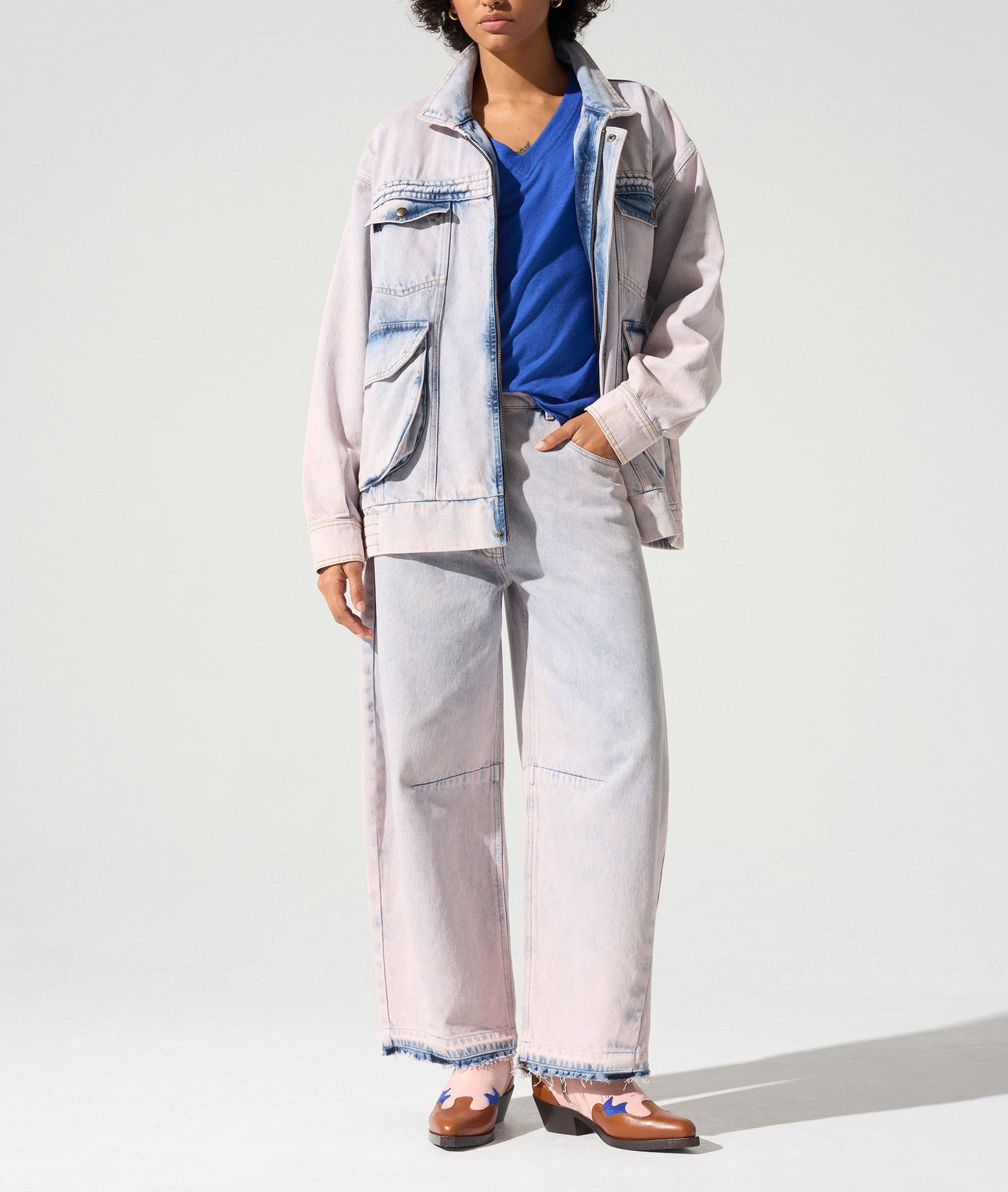 Blouson jean oversive Cotélac 