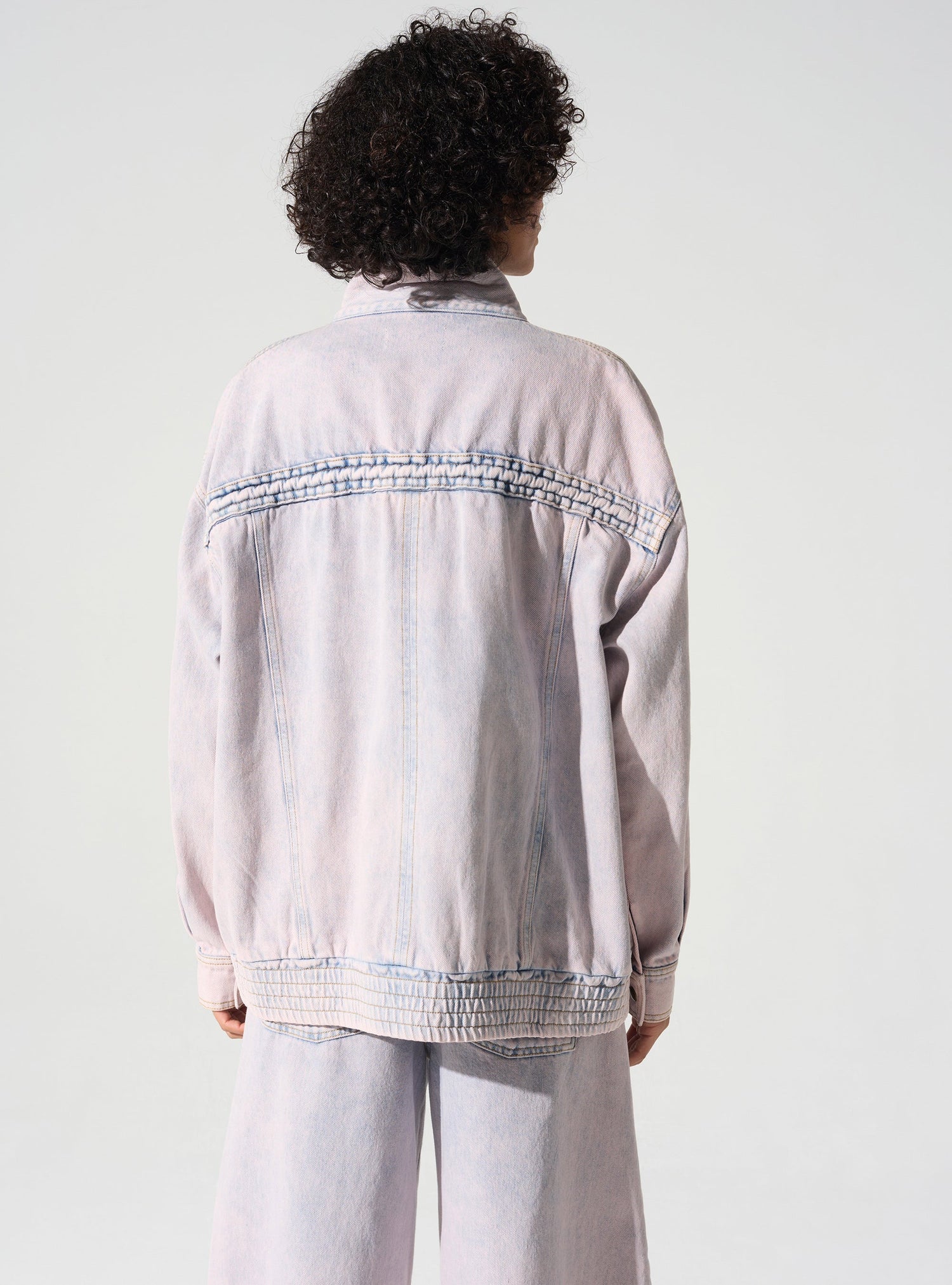 Oversized denim jacket