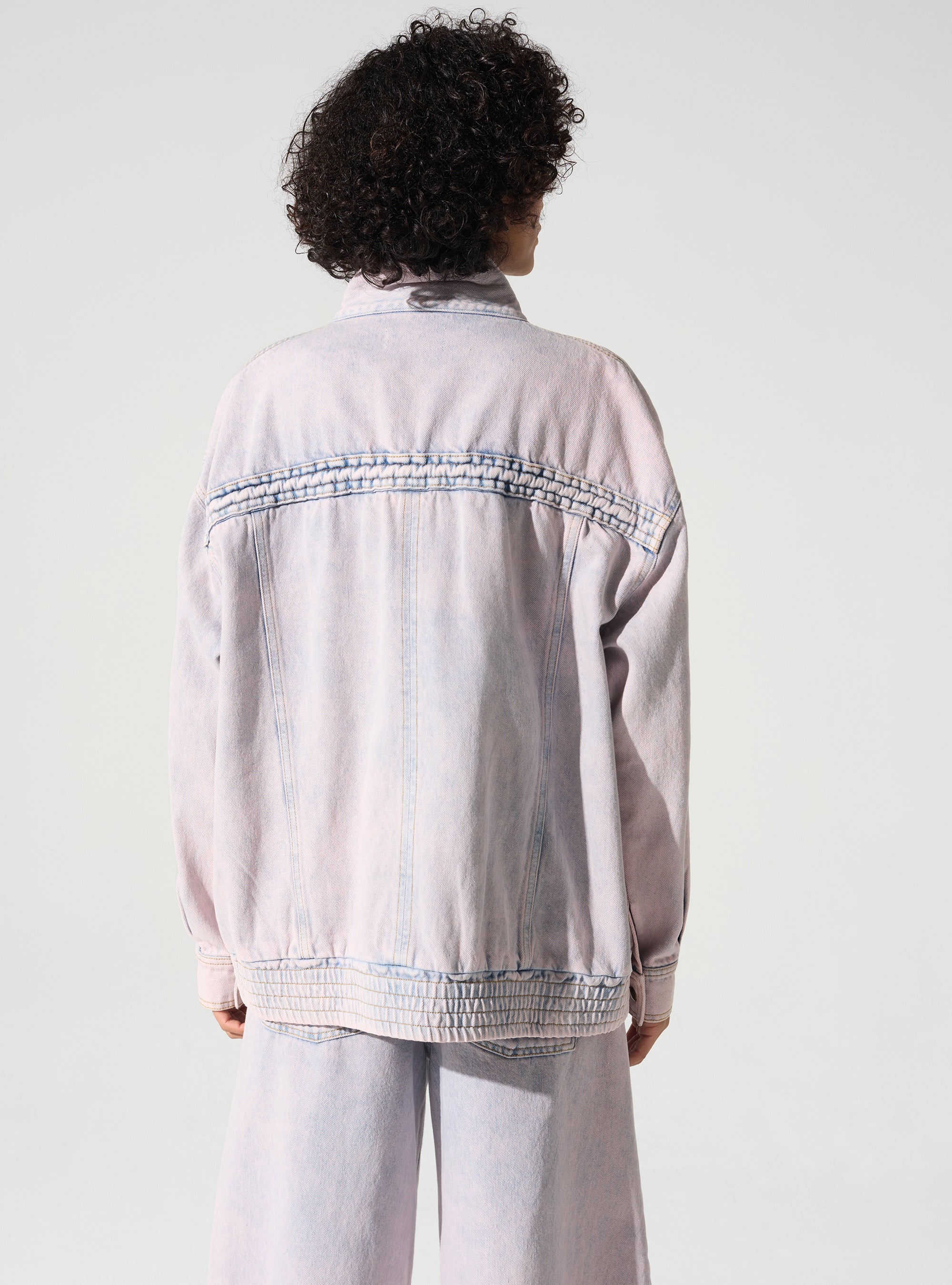 Oversized denim jacket