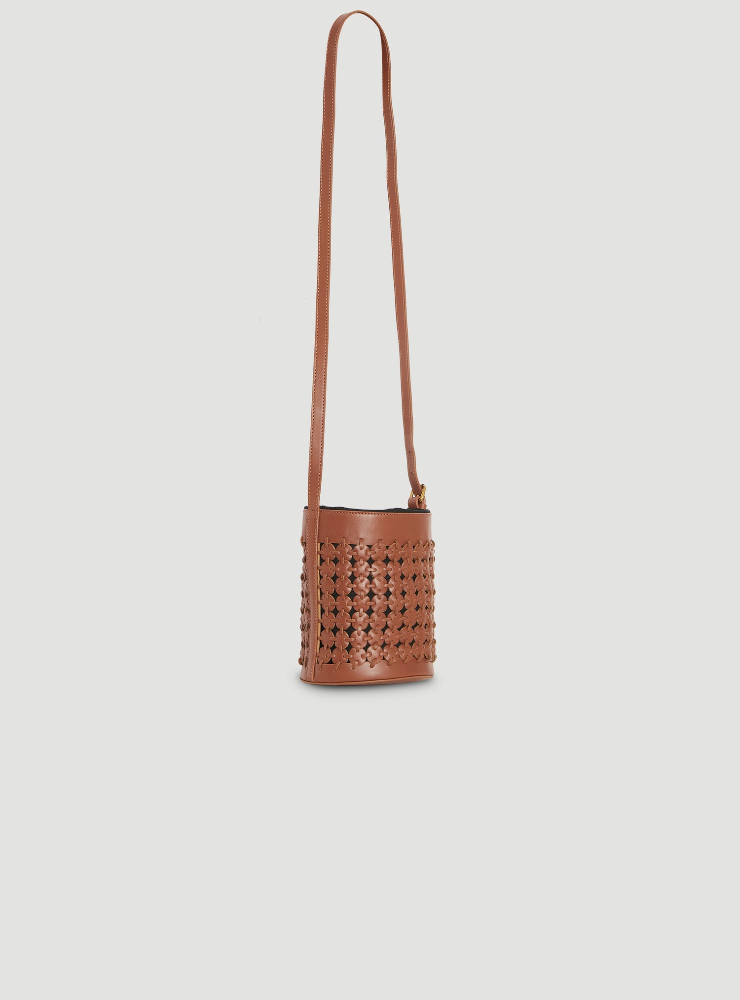 Sac seau tressé