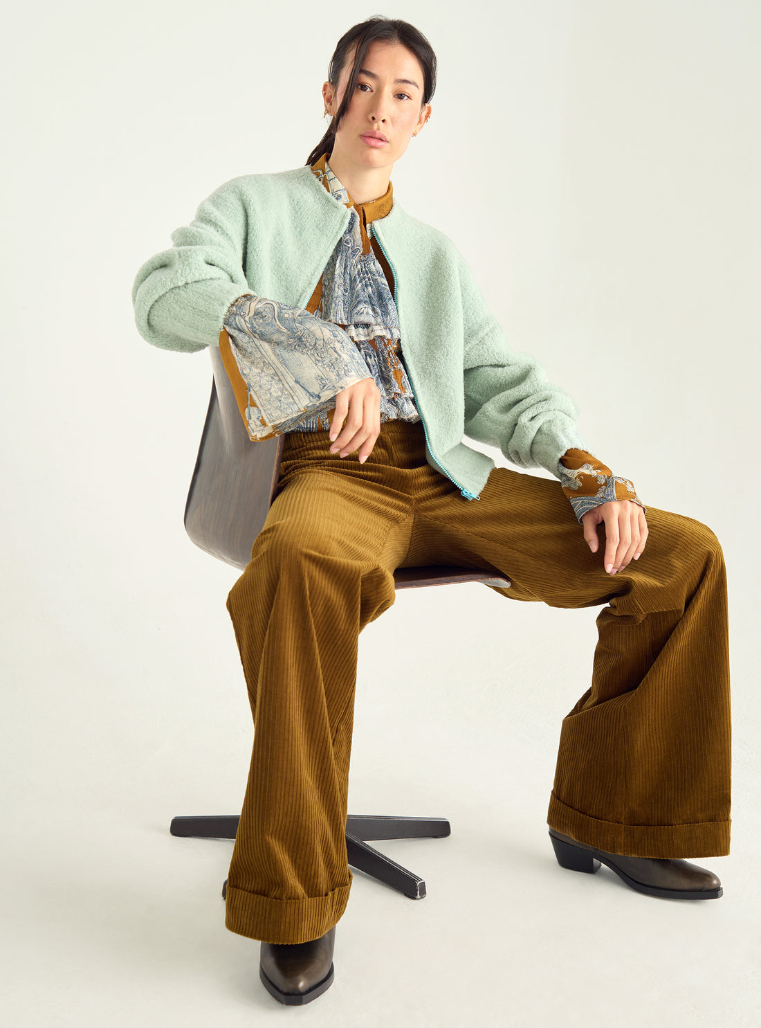 Zipped cardigan