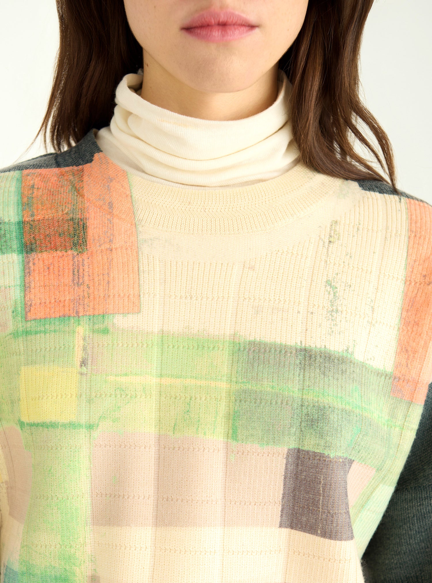 Pull sublimé en maille technique