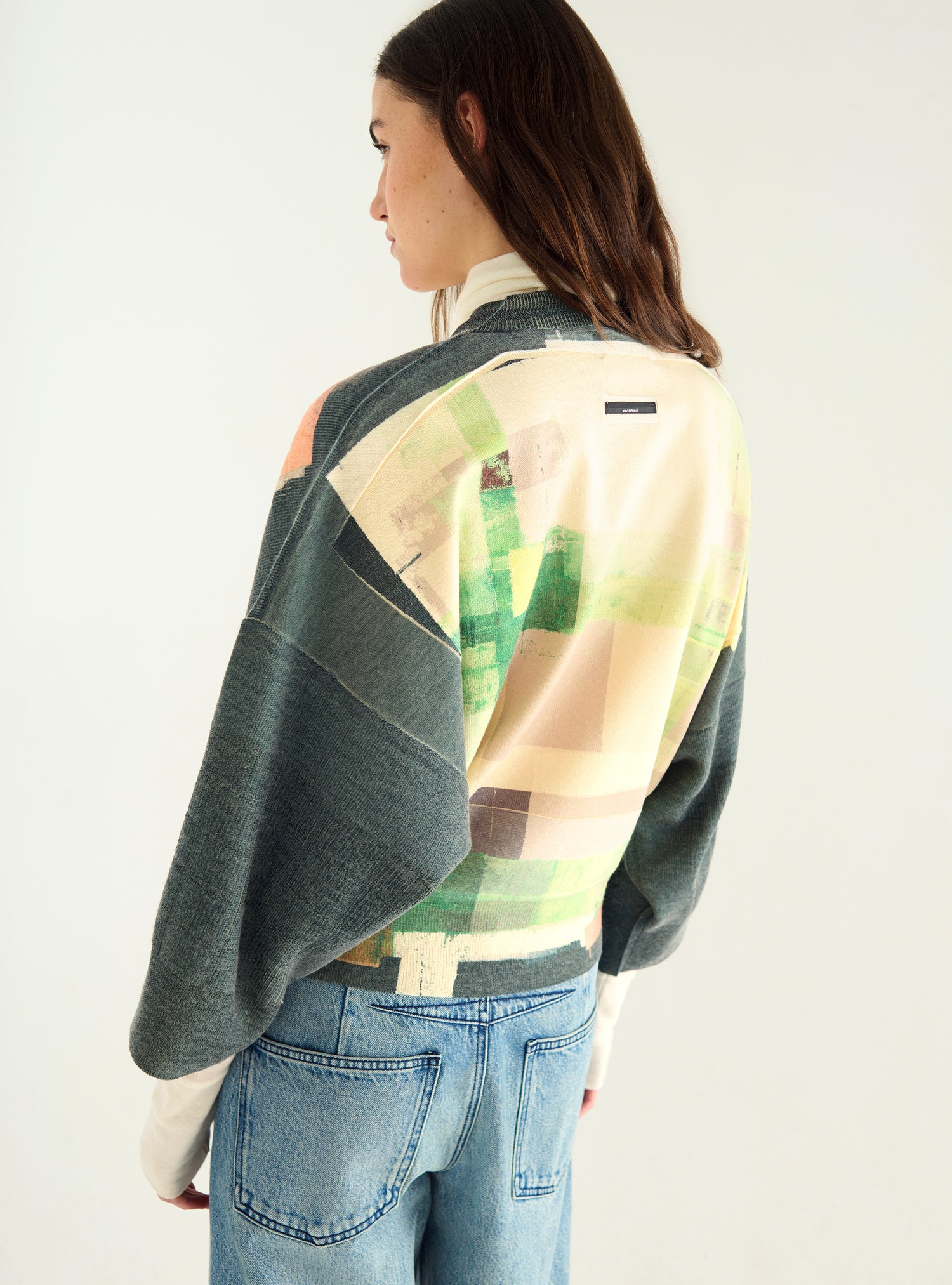 Pull sublimé en maille technique