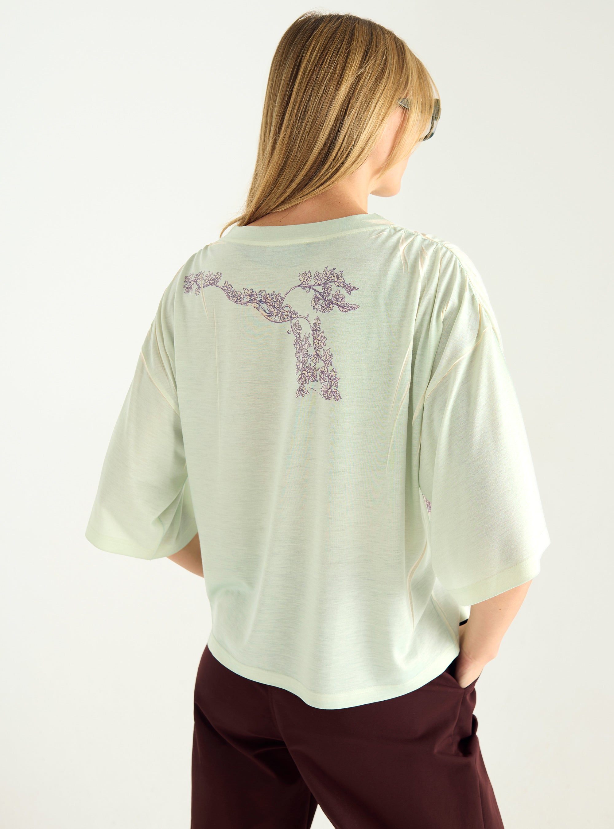 &quot;Heart Strings&quot; printed T-shirt
