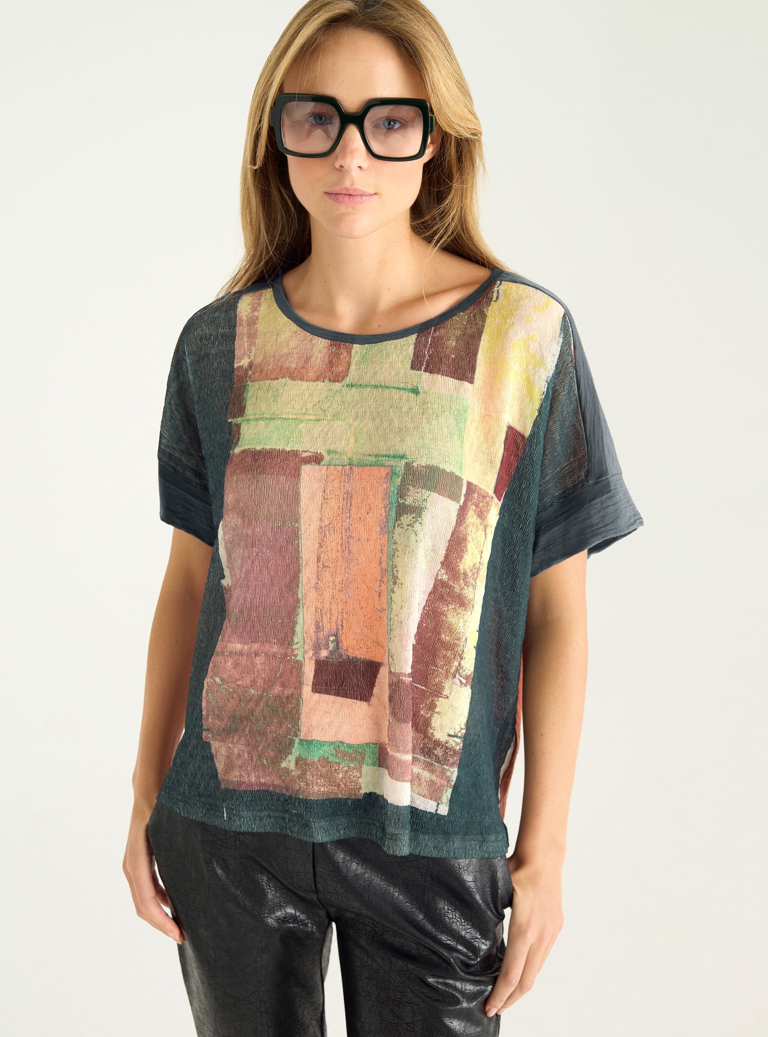 T-shirt bi-matière sublimé