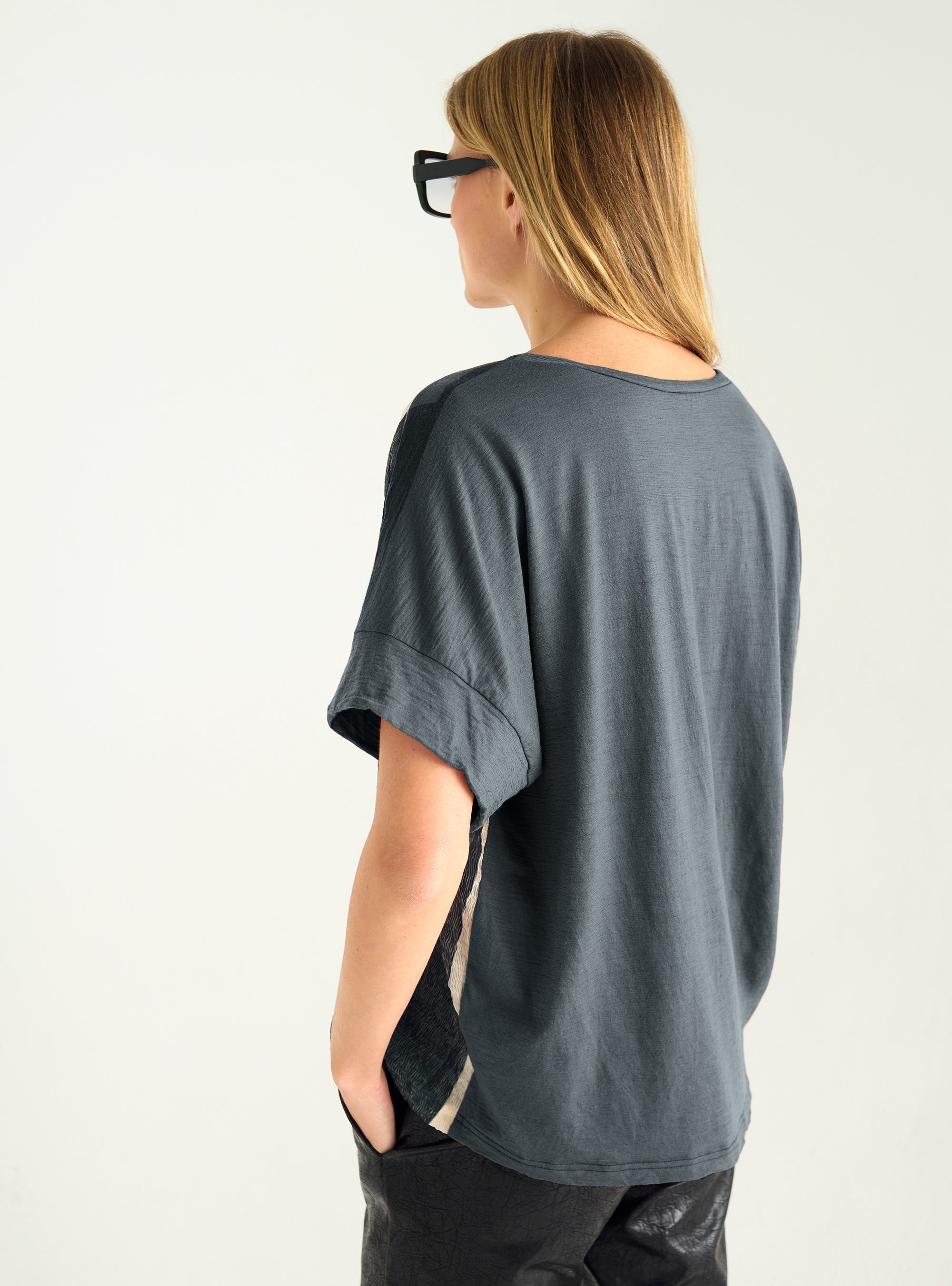 T-shirt bi-matière sublimé