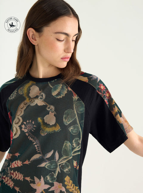 T-shirt bi-matière sublimé Cotélac 