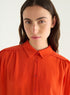 Chemise ample en cupro