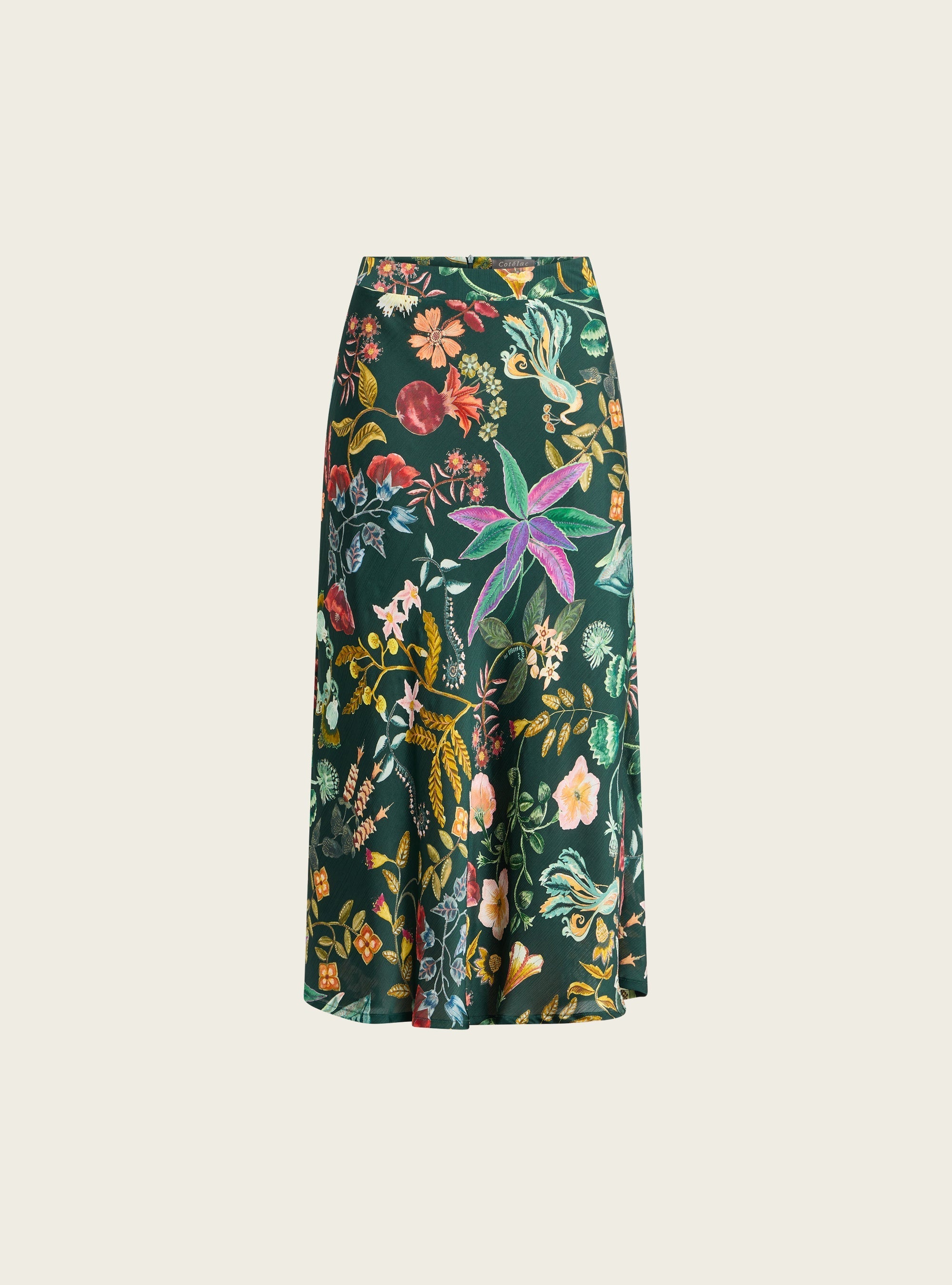 Jupe midi satinée Cotélac 