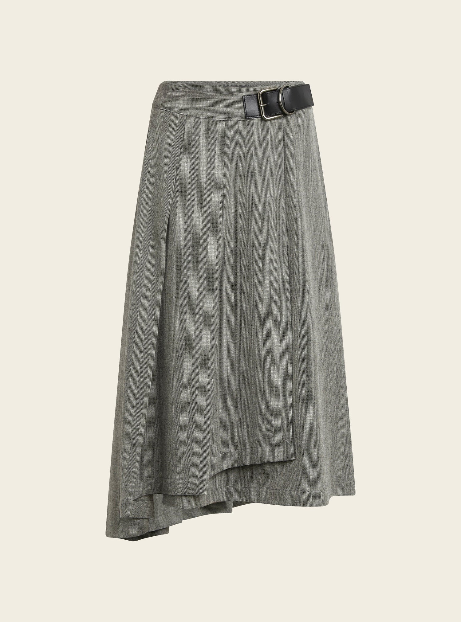 Jupe portefeuille asymétrique Cotélac 