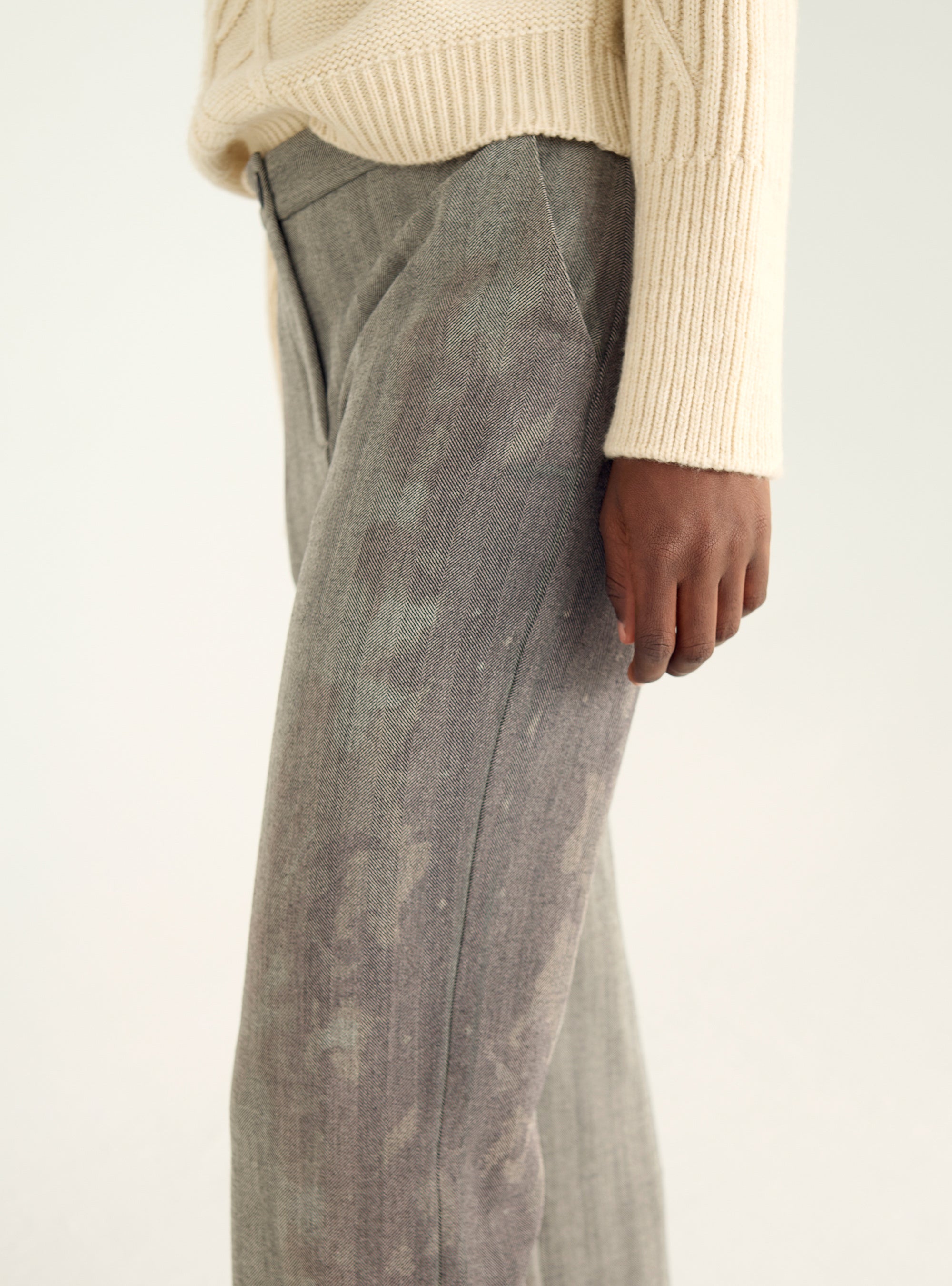 Pantalon droit flare