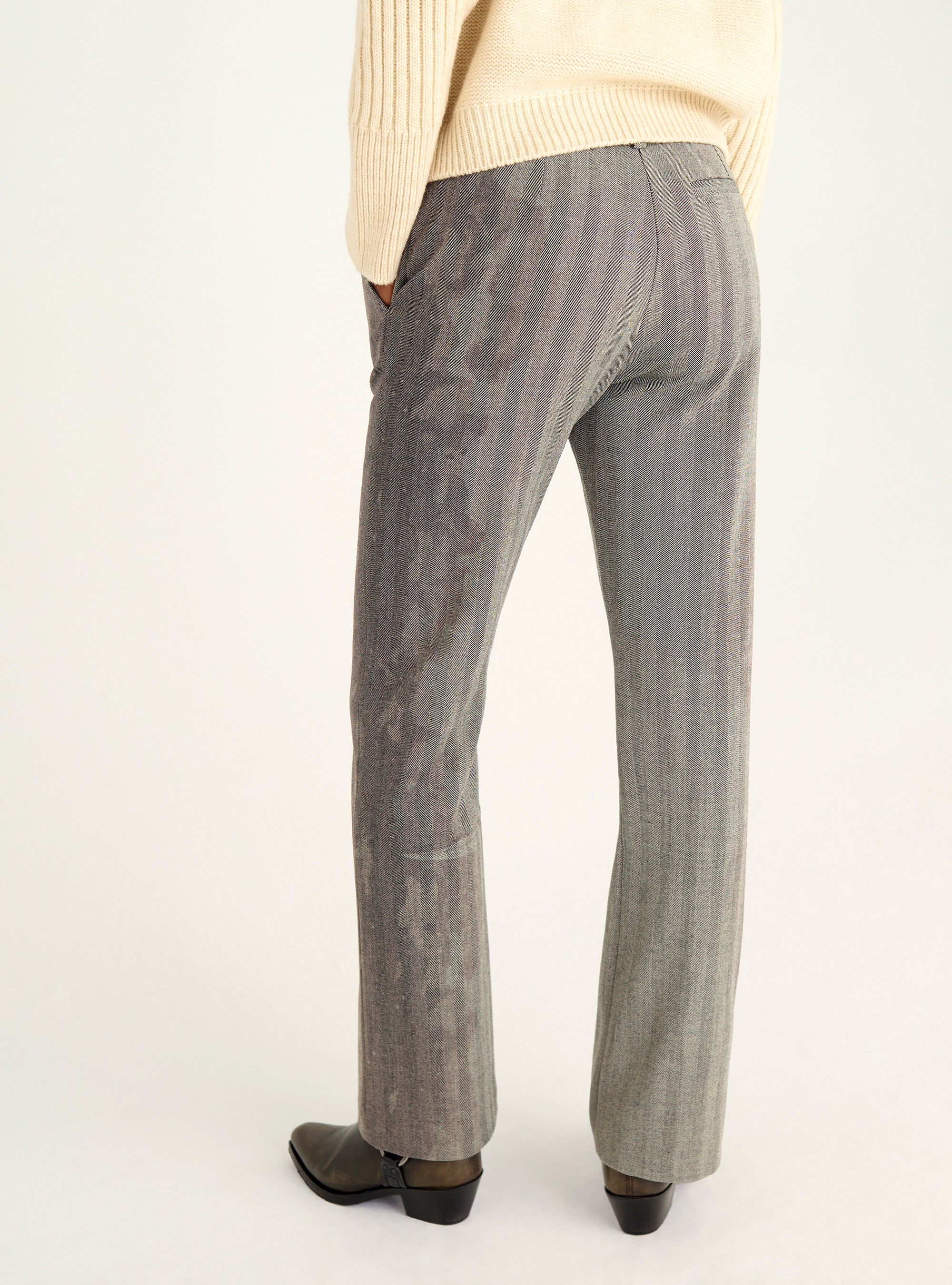 Pantalon droit flare