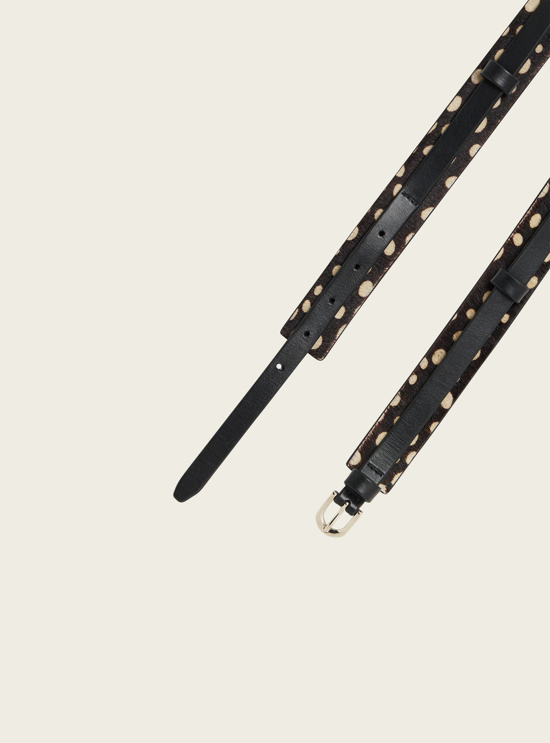 Ceinture bi-matière trompe-l&