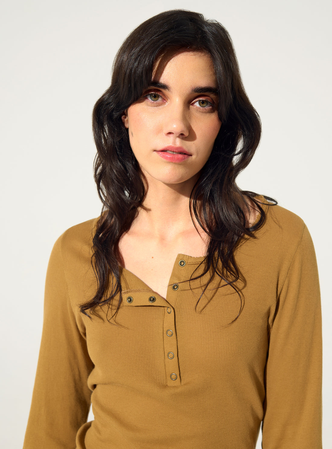 T-shirt en coton biologique marron