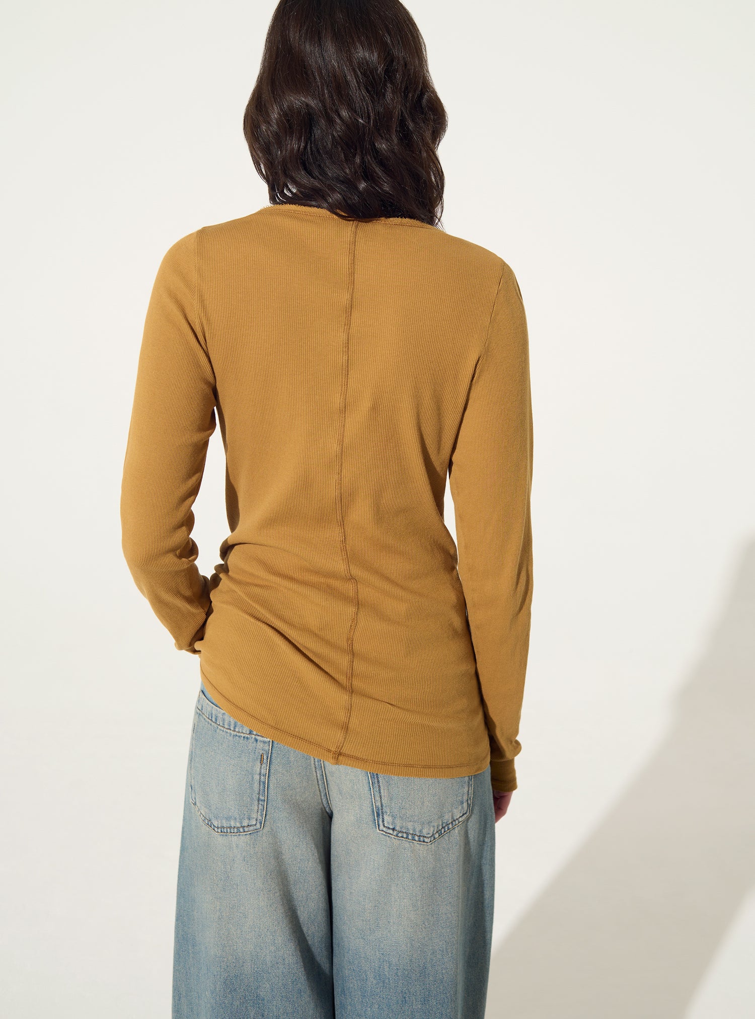 T-shirt en coton biologique marron