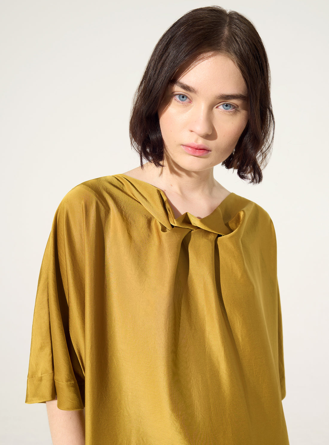 Robe droite jaune