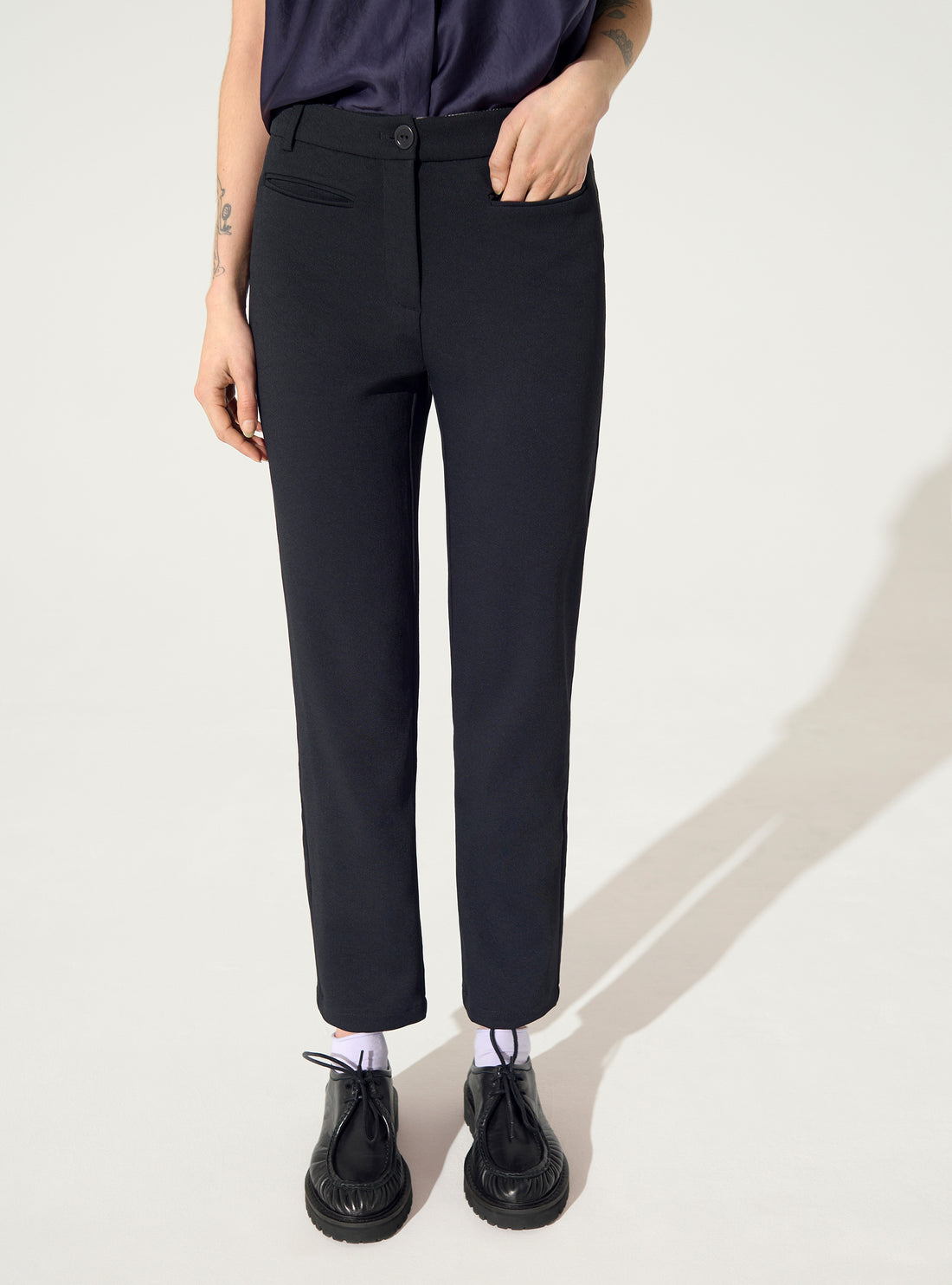 Pantalon droit noir