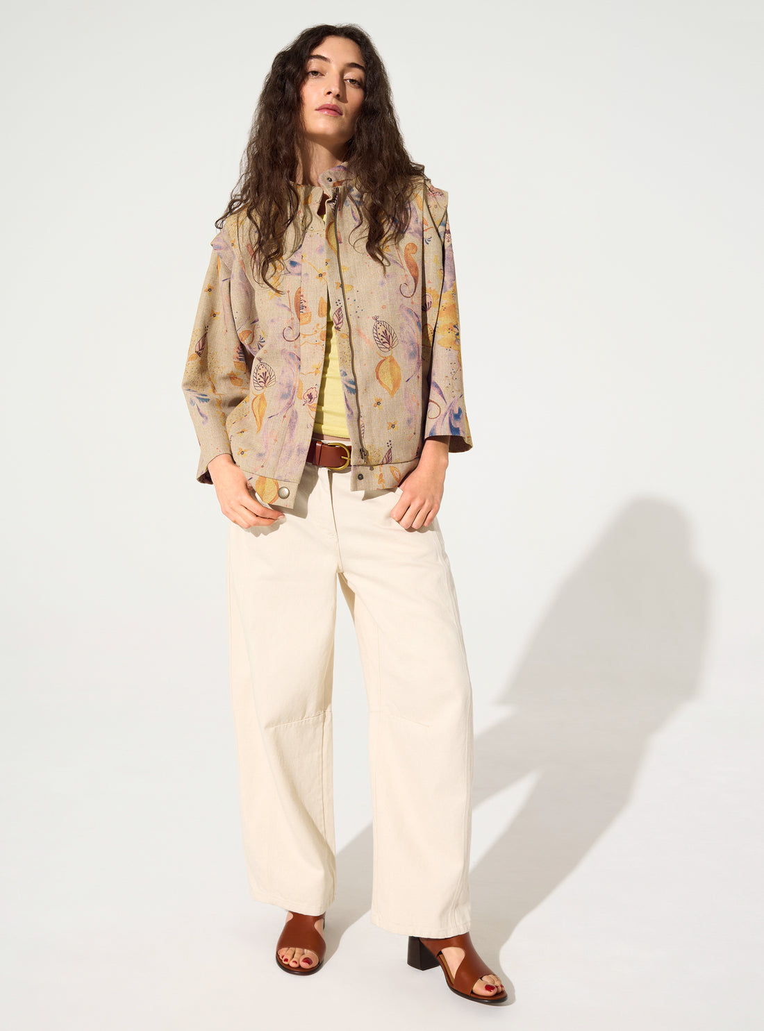 Jean en coton biologique blanc