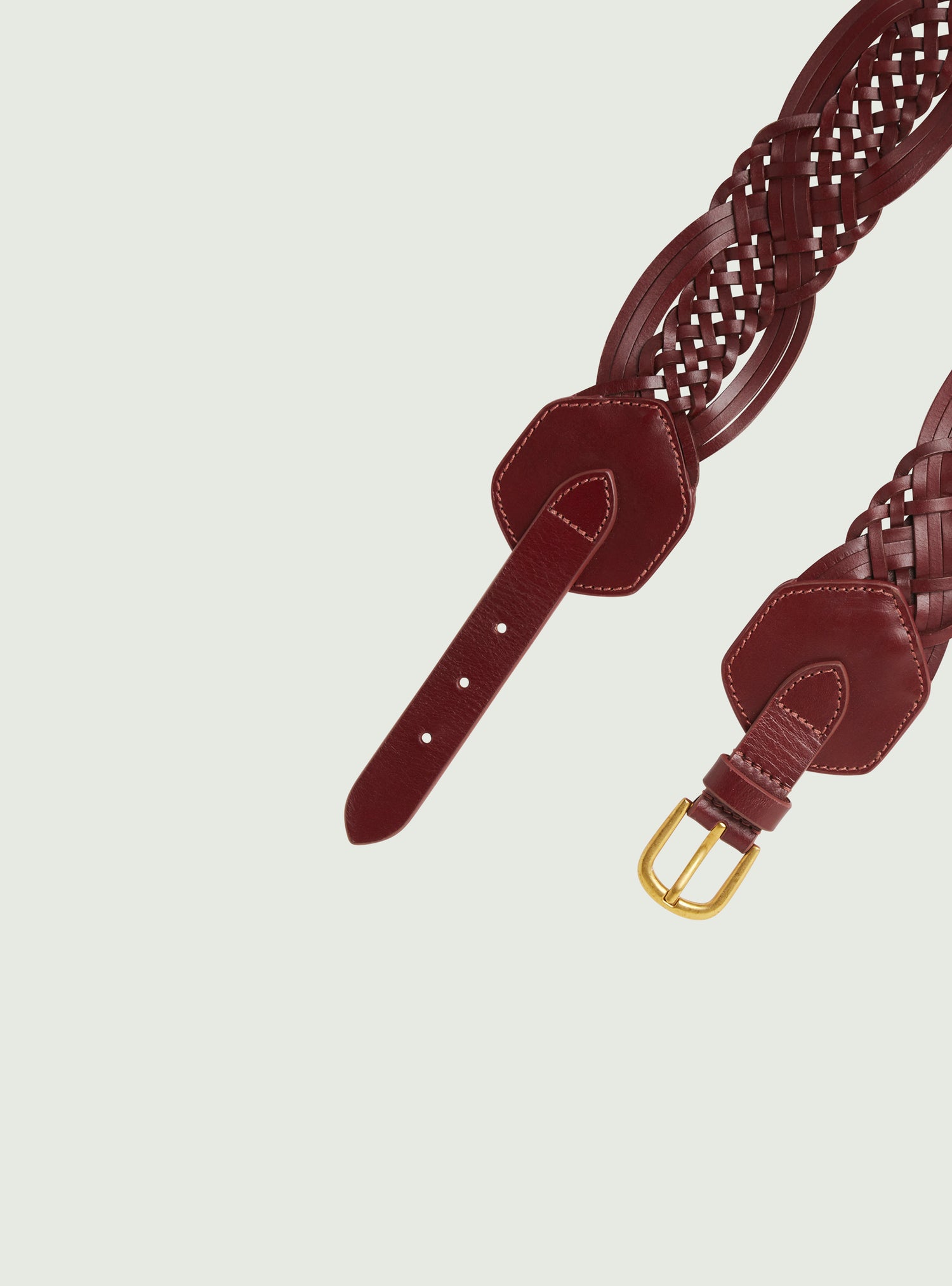 Ceinture en cuir marron