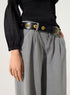 Ceinture en cuir noir