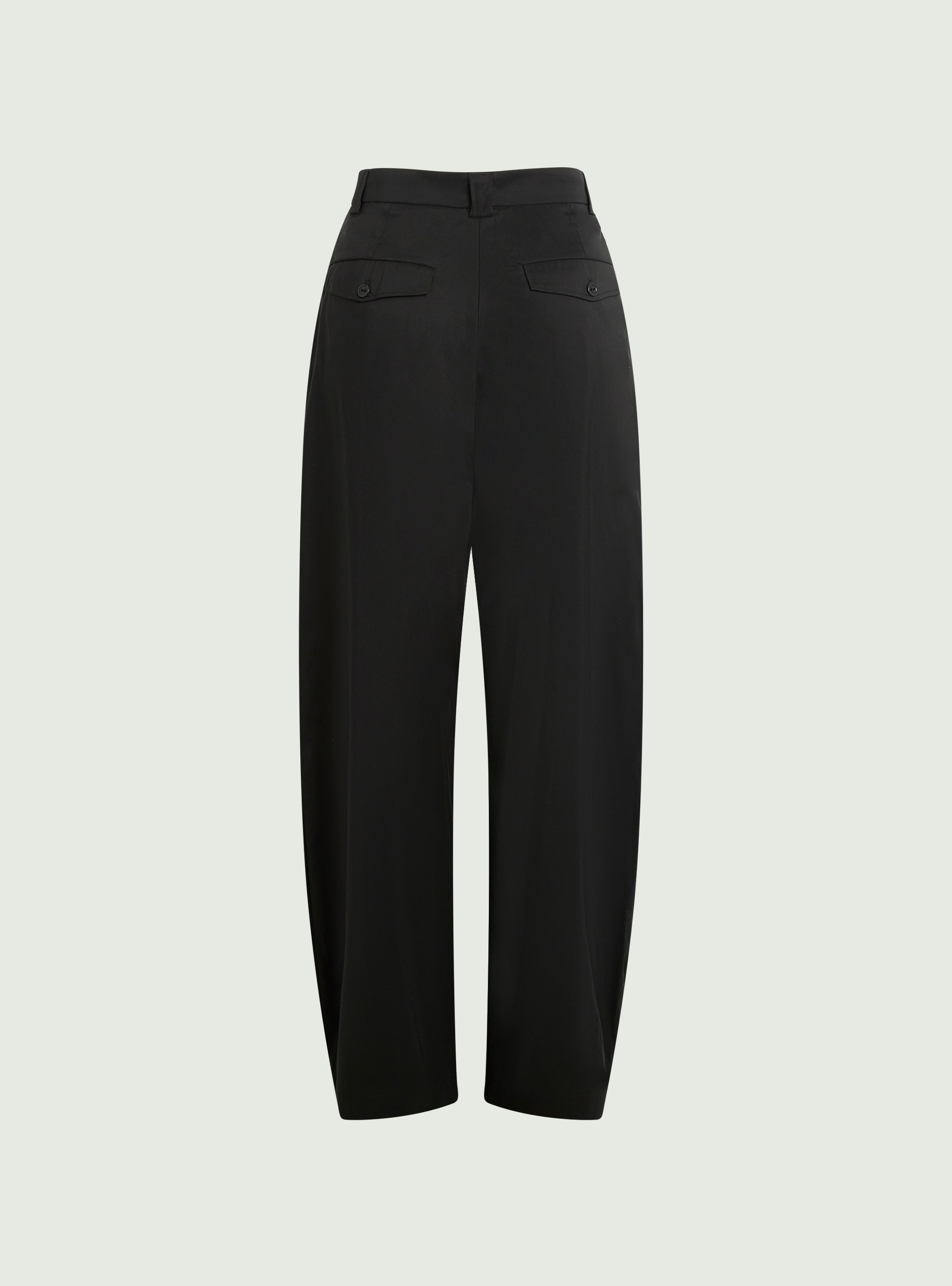 Pantalon large en matière mélangée noir Cotélac 