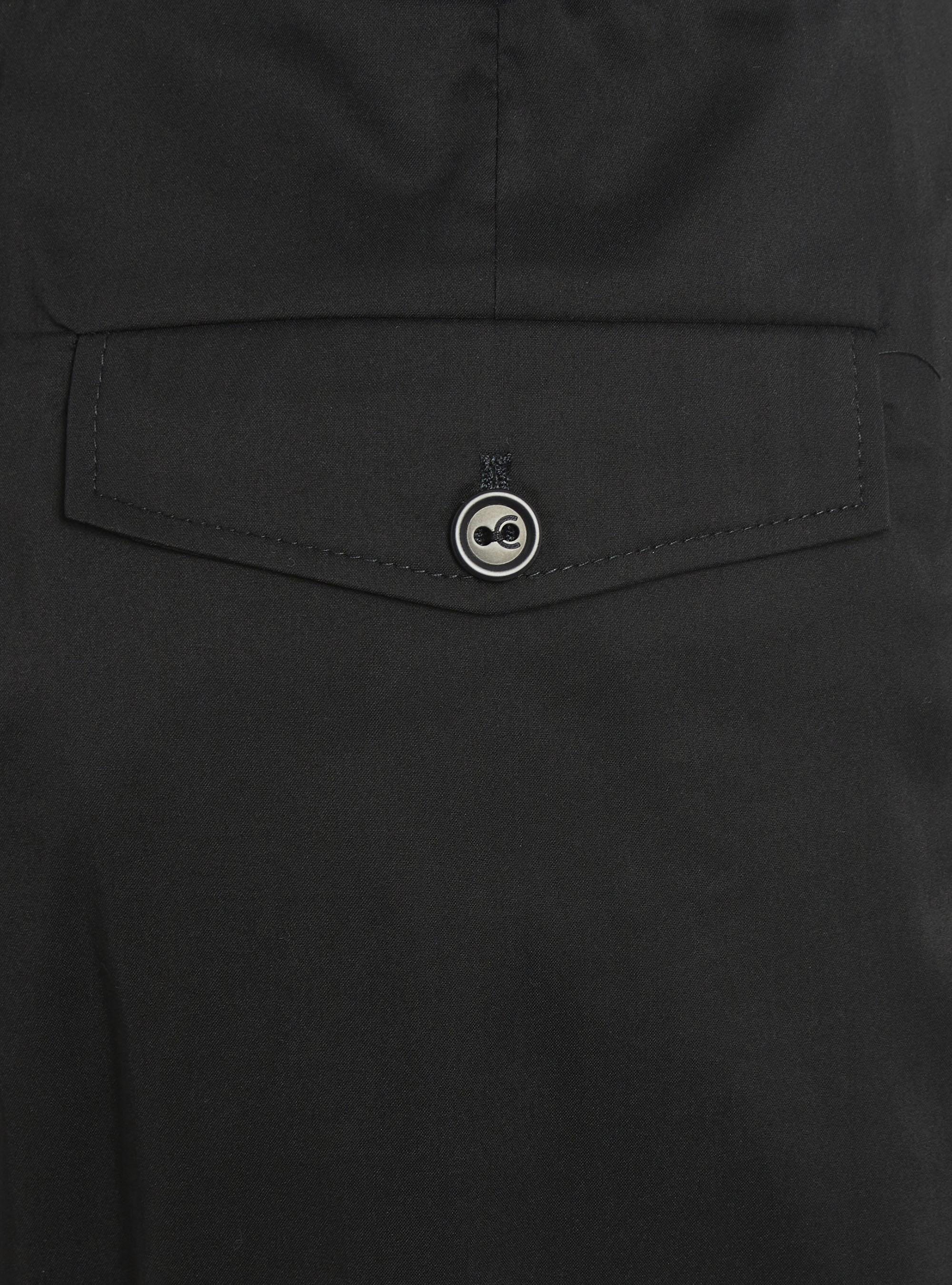 Pantalon large en matière mélangée noir Cotélac 