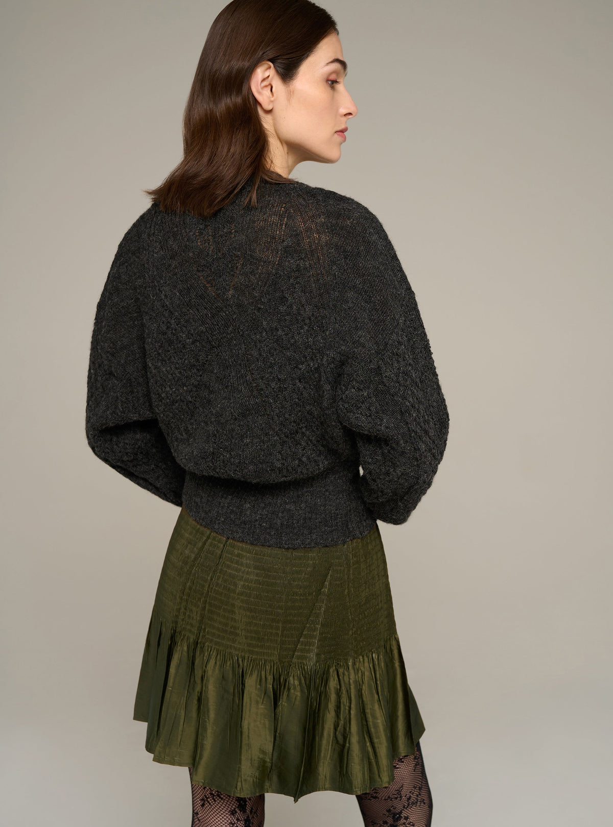 Cotélac pull col v manches longues en laine