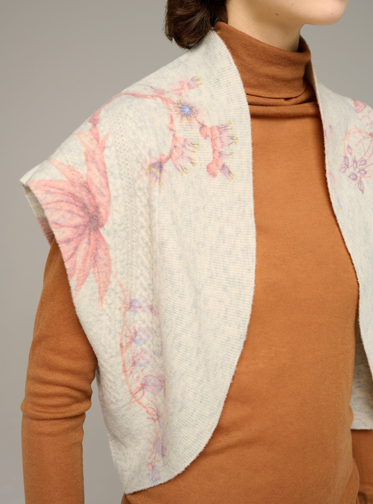 Gilet sans manches imprimé