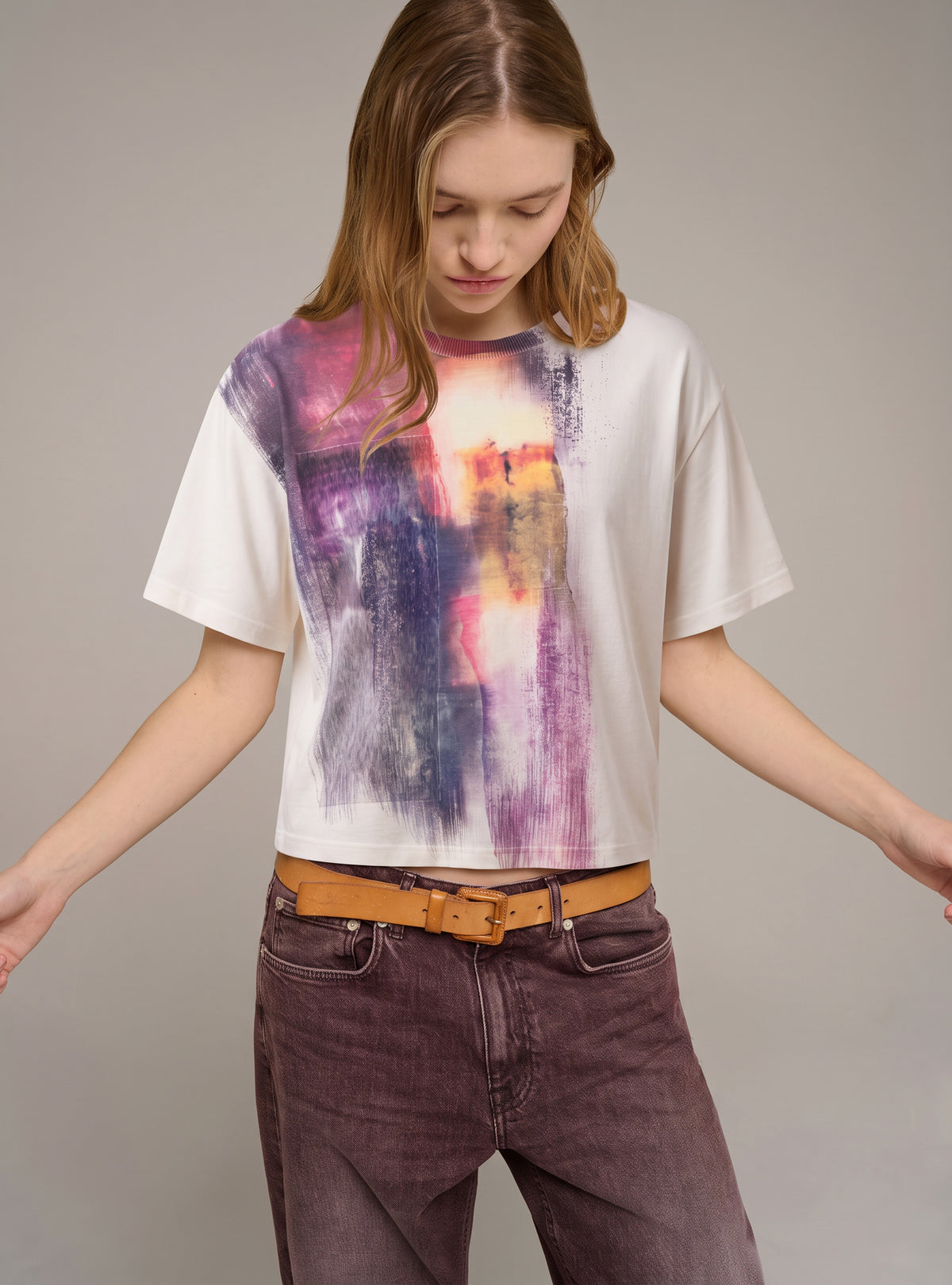 Tee-shirt manches courtes imprimé