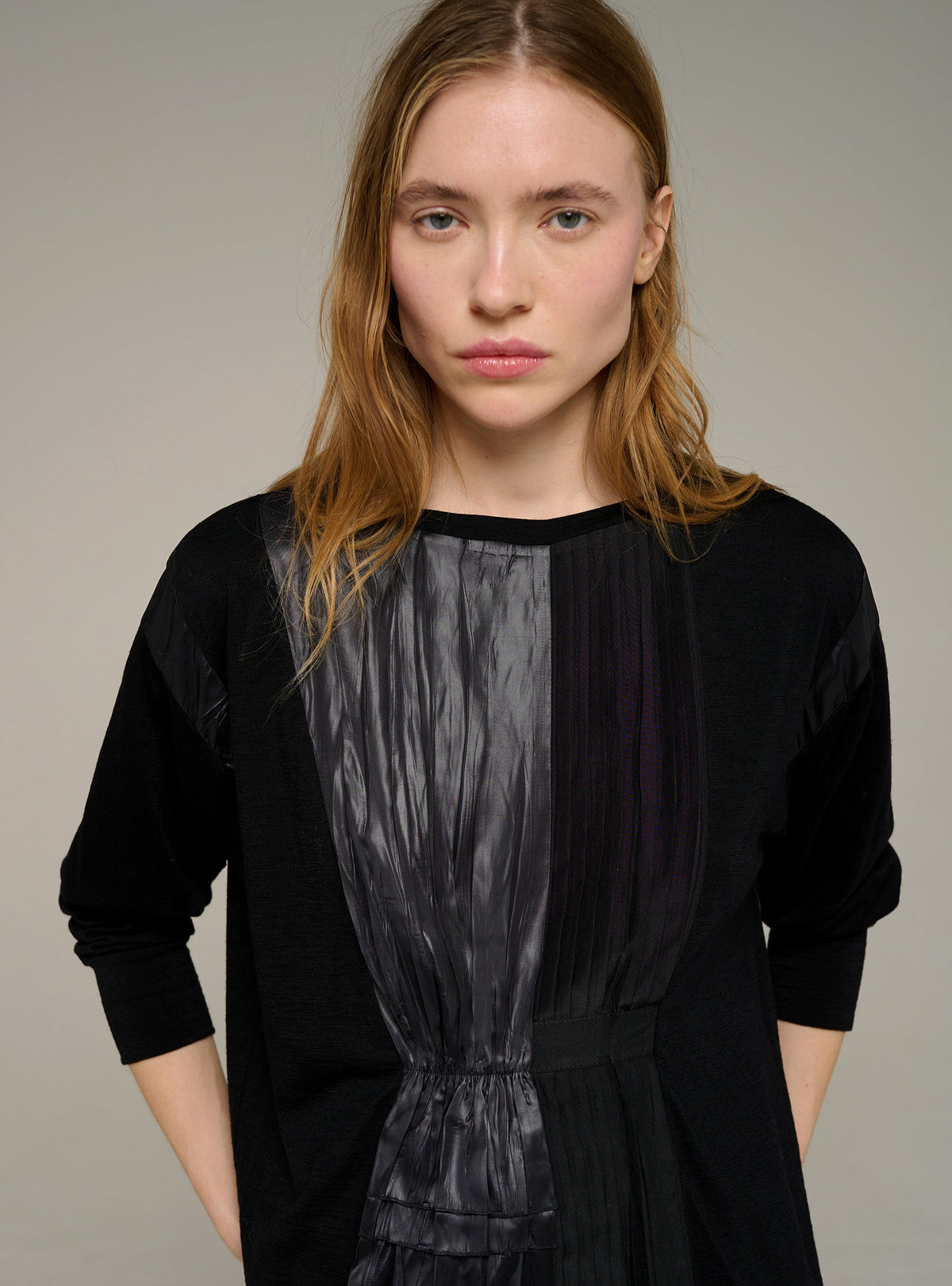 Cotélac tee-shirt manches longues plissé